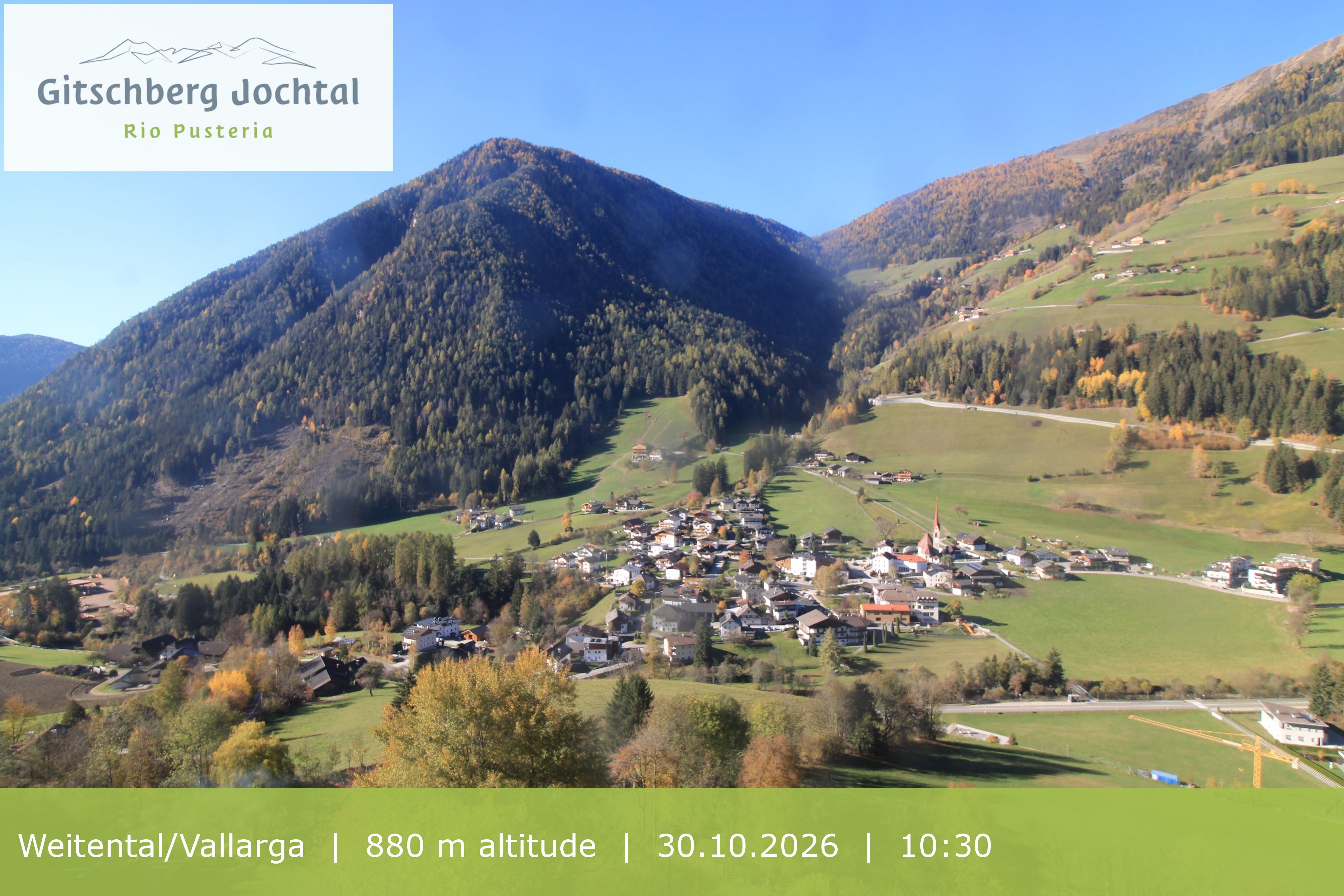 Archived image Webcam View at Weitental in Eisack Valley