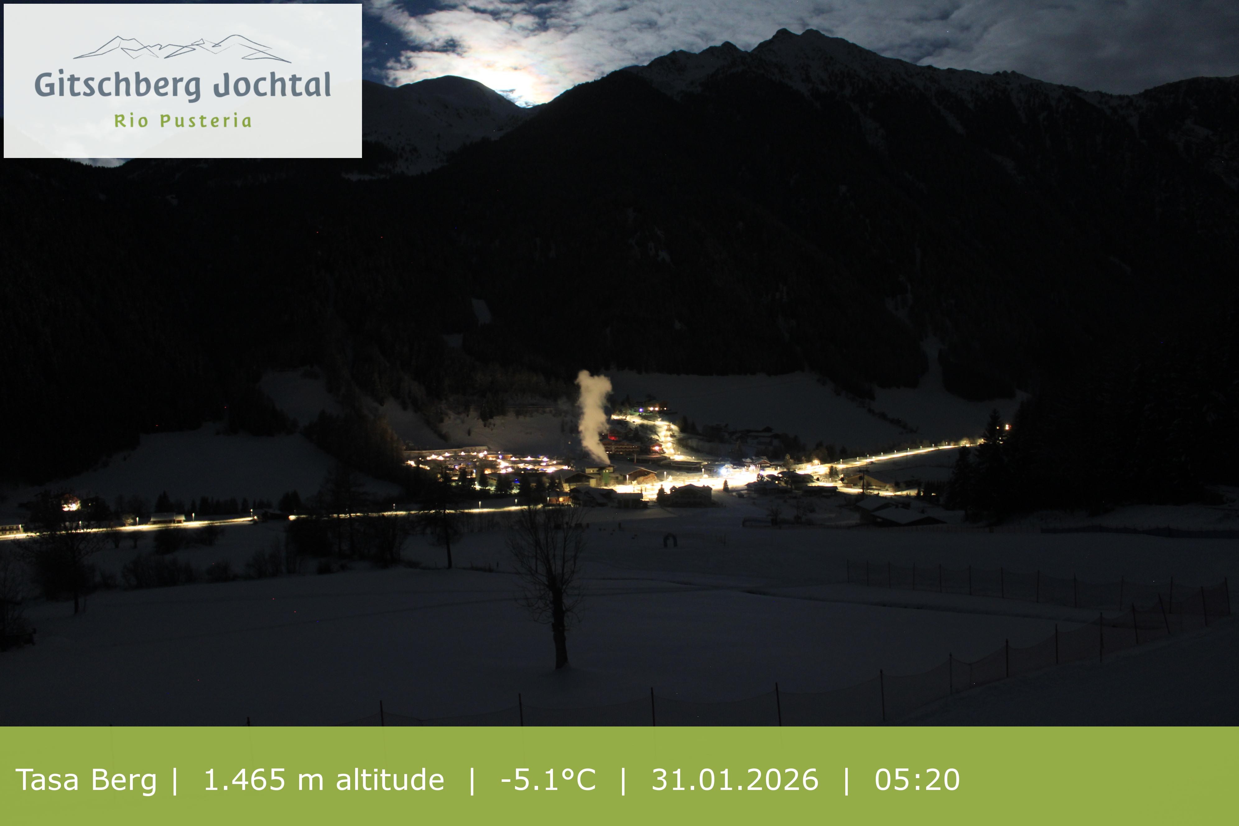 Archived image Webcam: View at Gitschberg Mountain