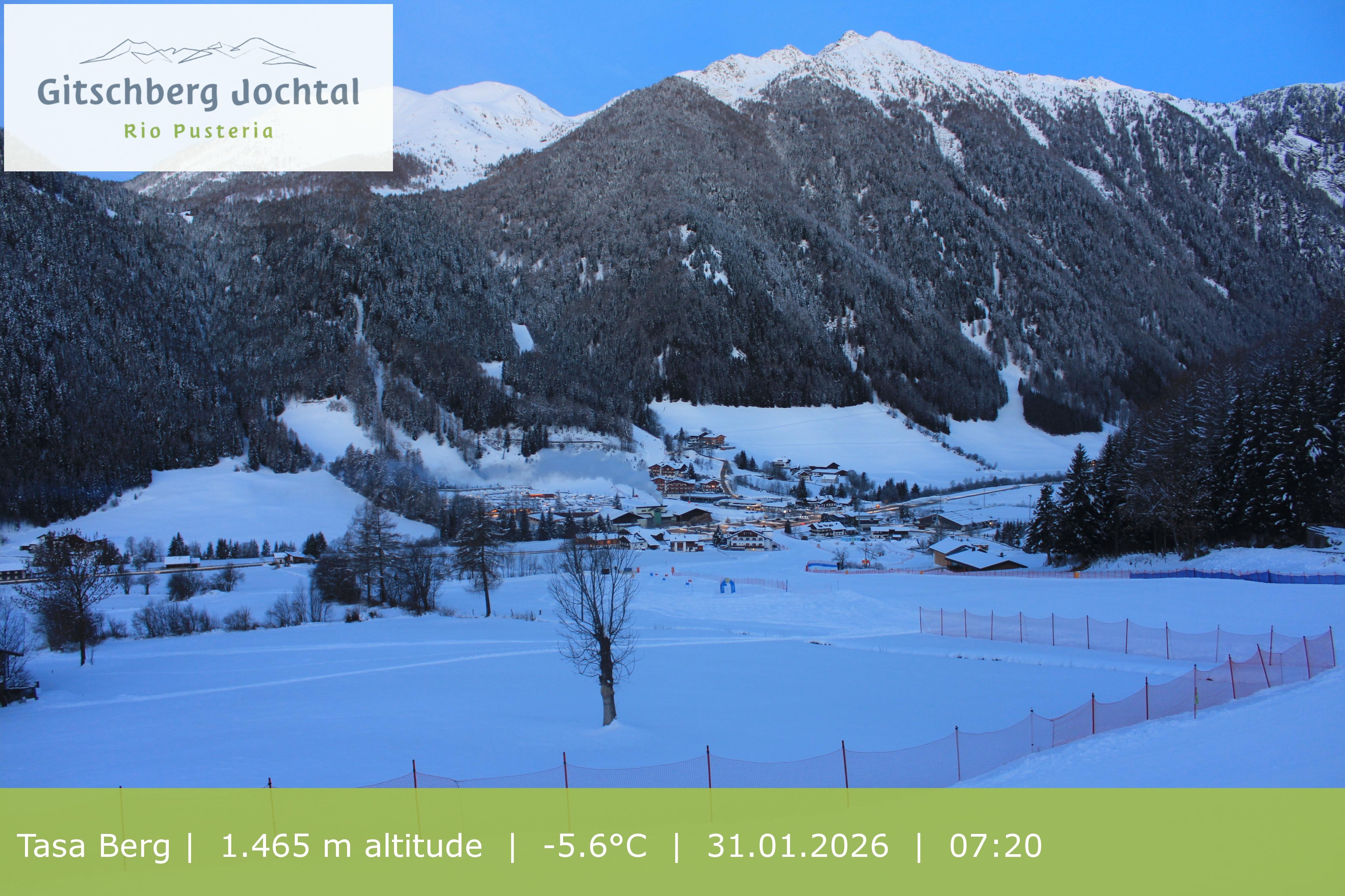 Archived image Webcam: View at Gitschberg Mountain