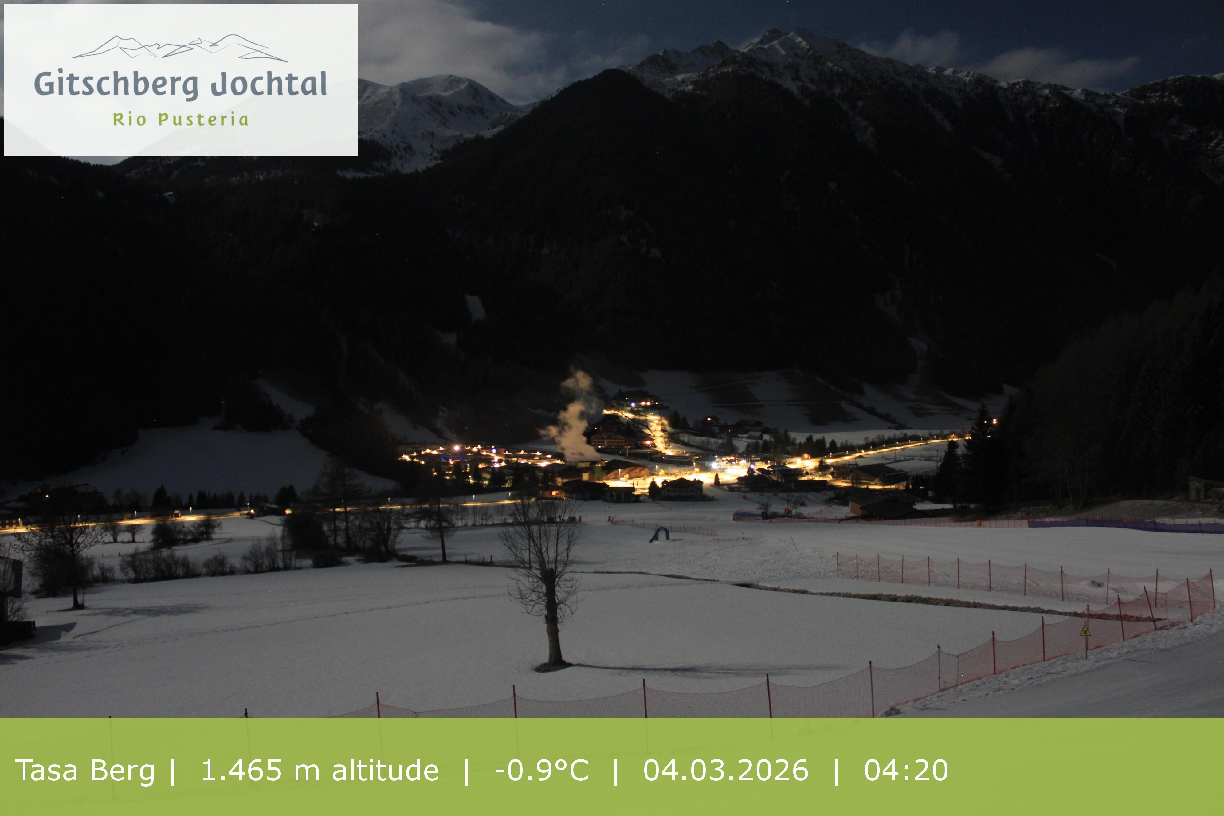 Archived image Webcam: View at Gitschberg Mountain