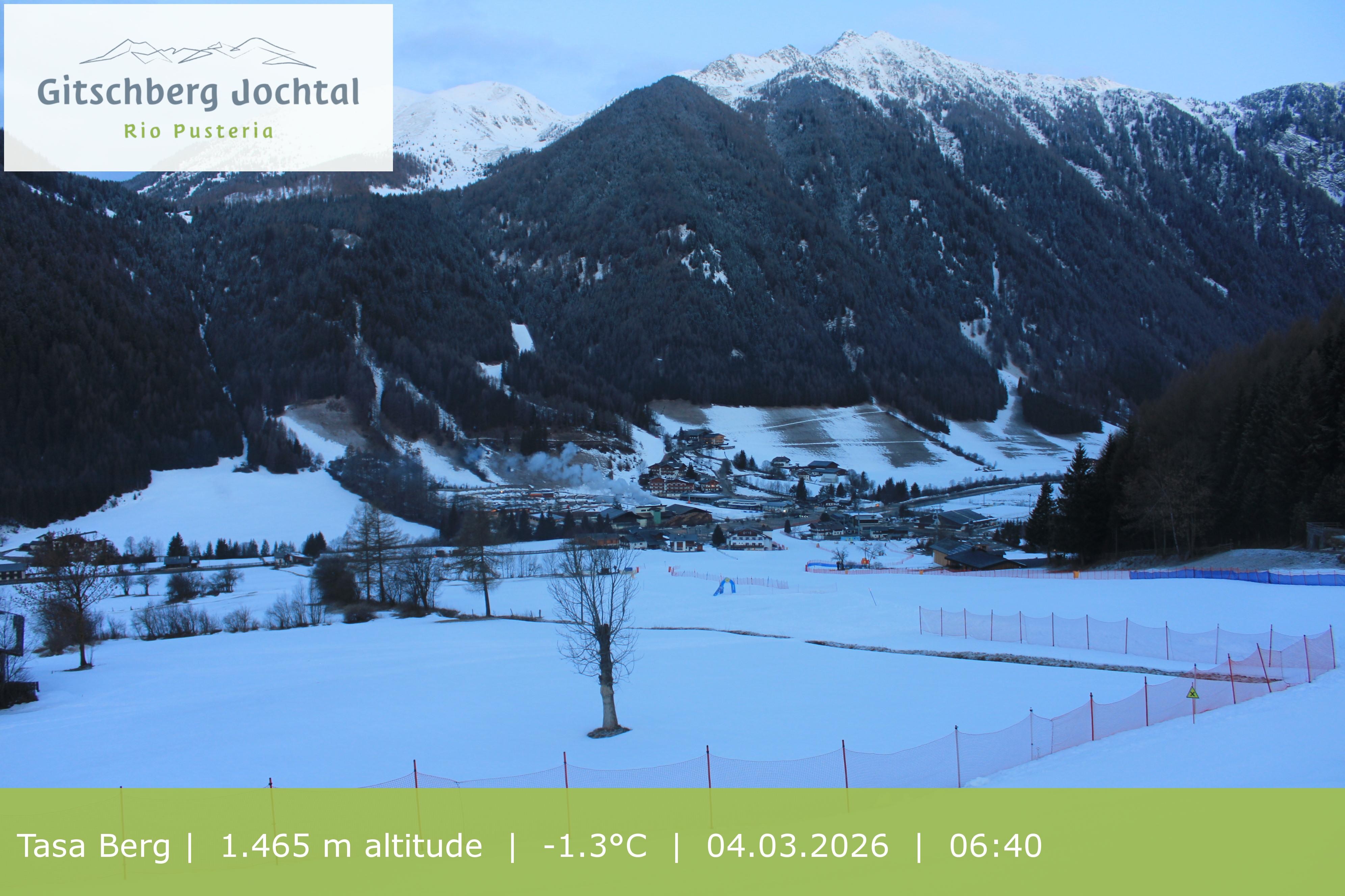 Archived image Webcam: View at Gitschberg Mountain