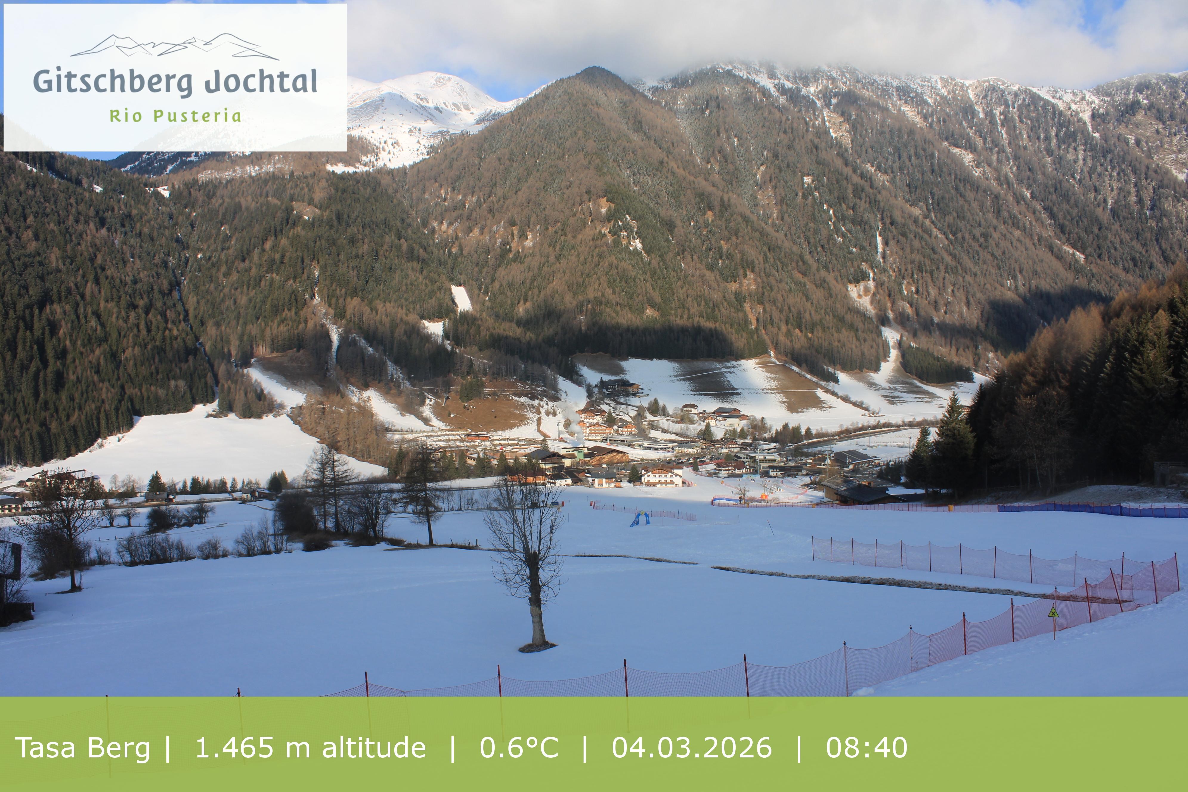 Archived image Webcam: View at Gitschberg Mountain