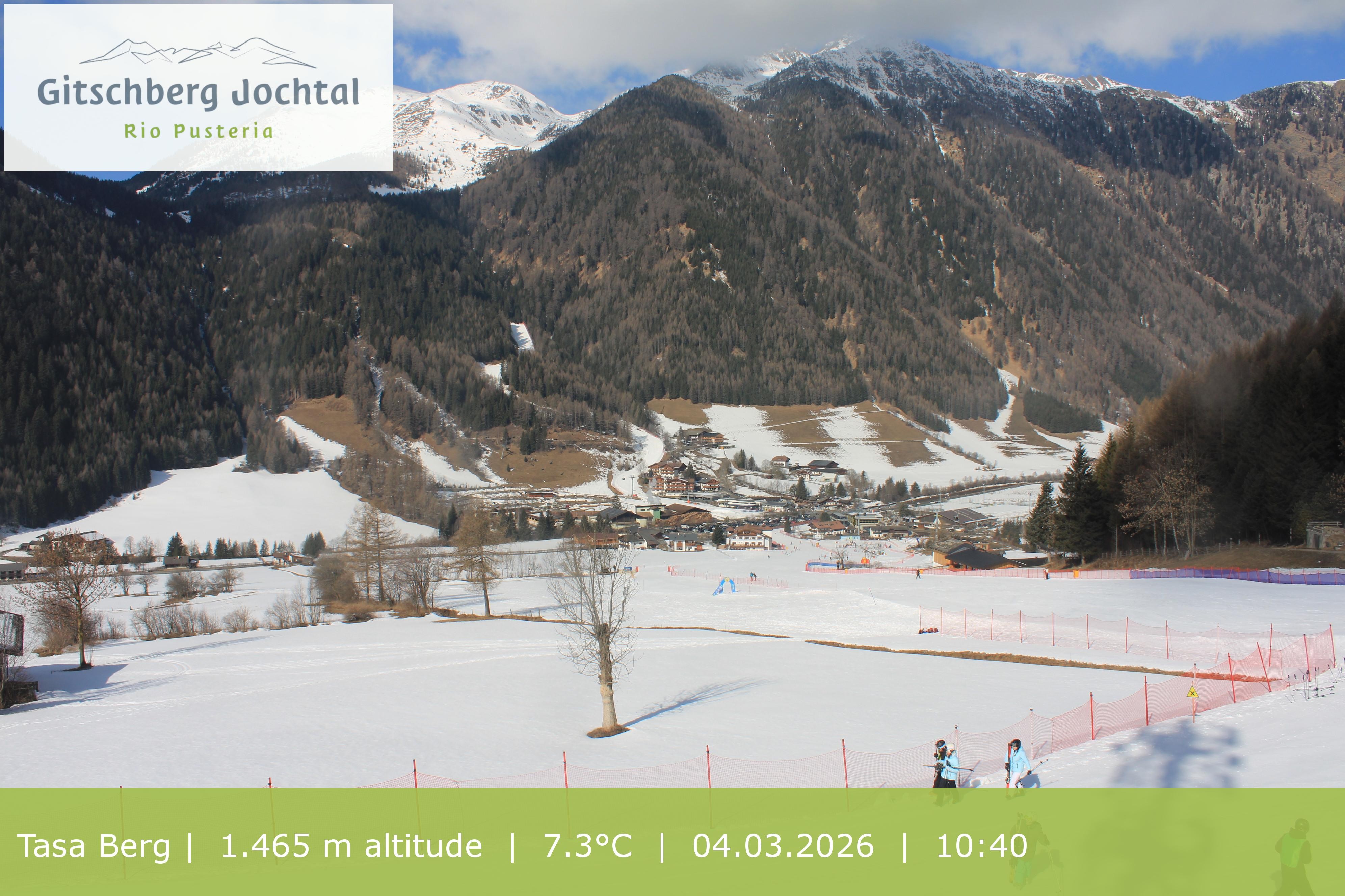 Archived image Webcam: View at Gitschberg Mountain