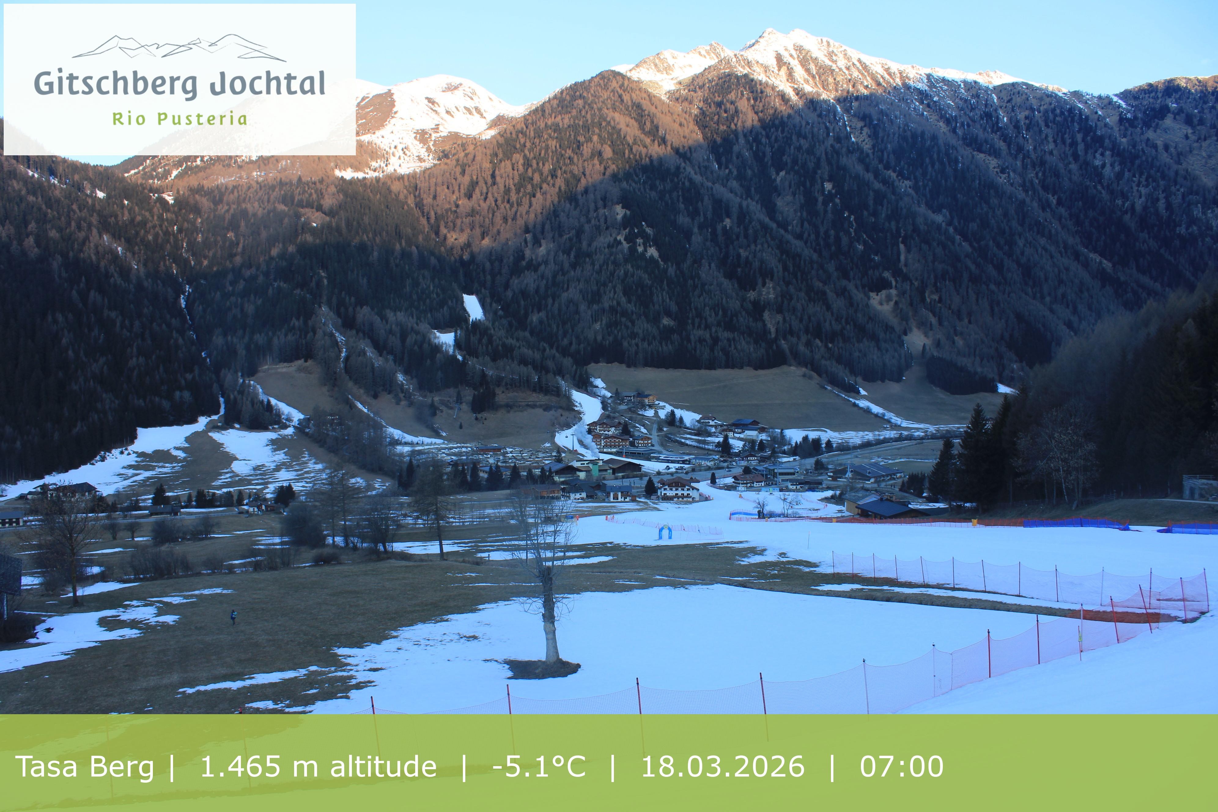 Archiv Foto Webcam: Blick auf den Gitschberg