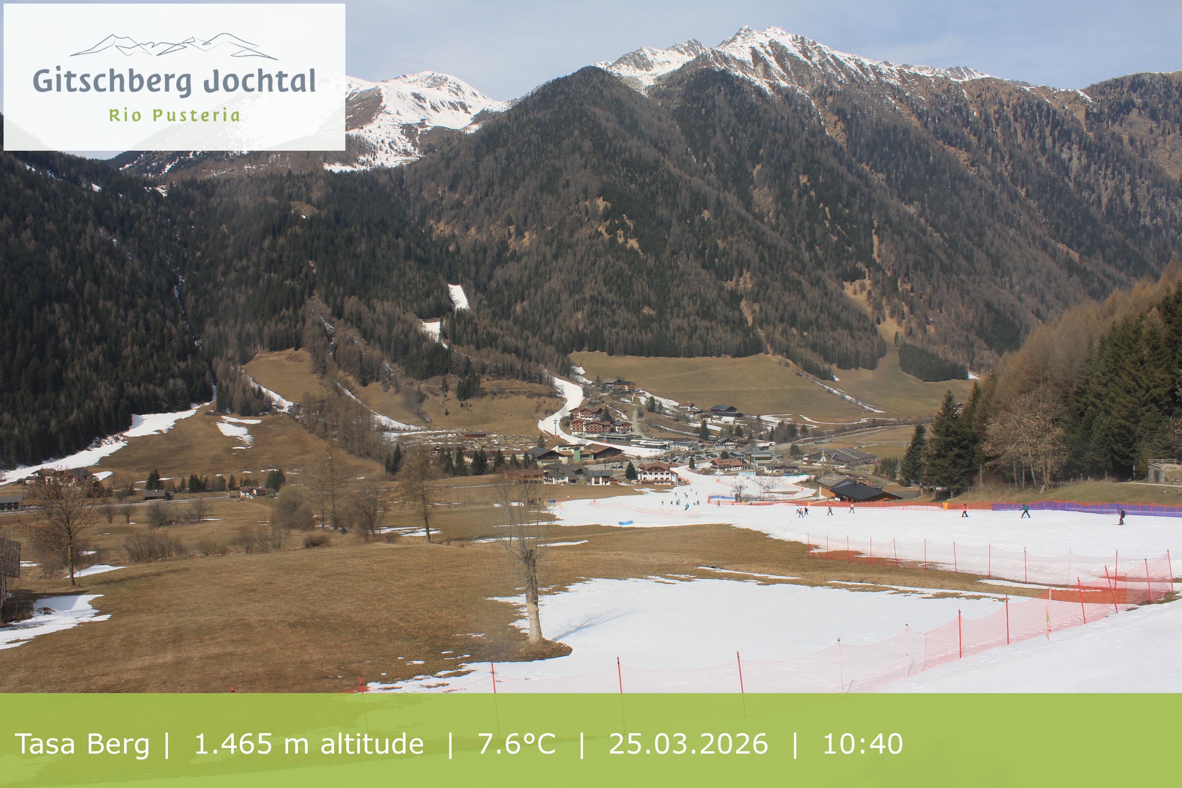 Archived image Webcam: View at Gitschberg Mountain