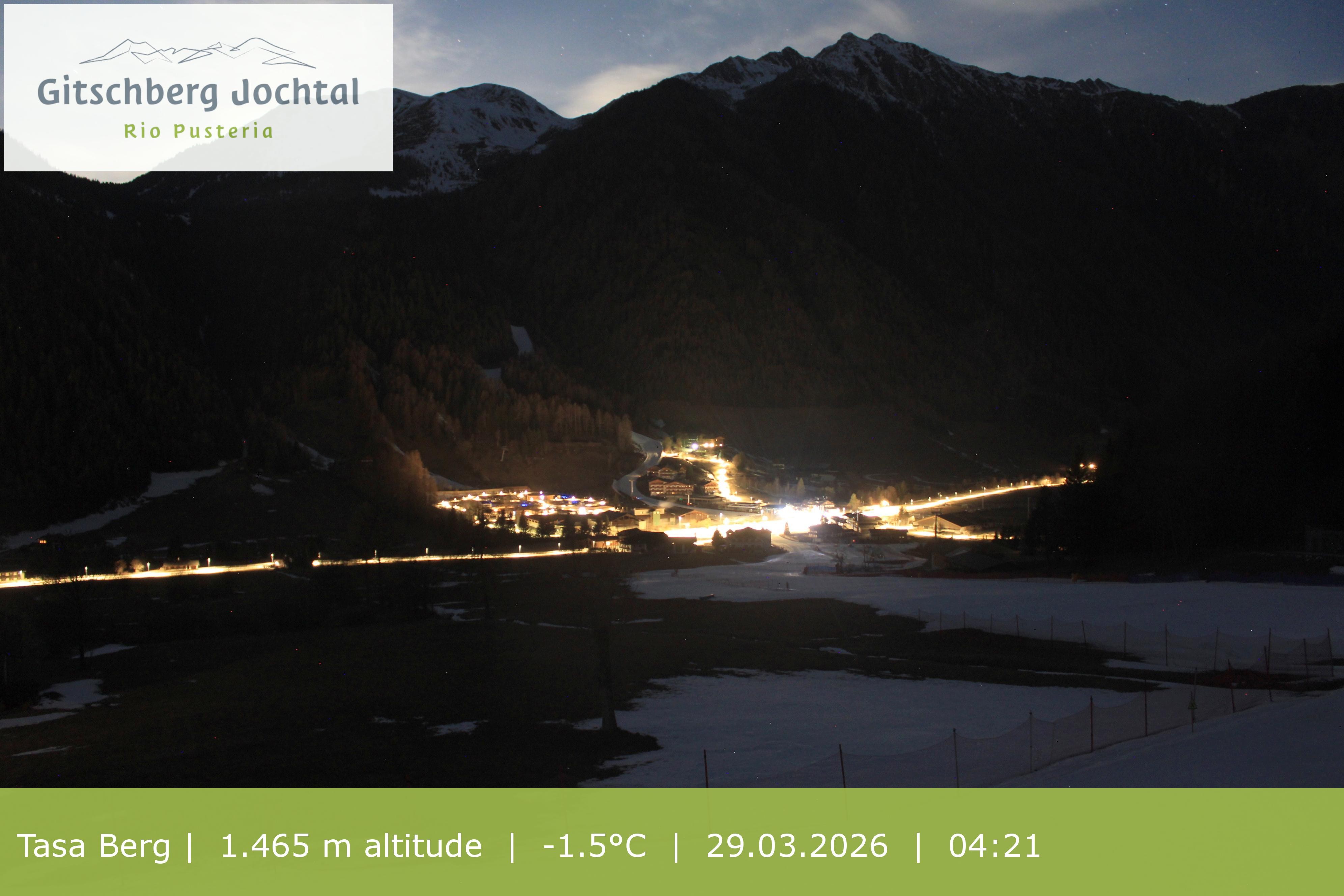 Archived image Webcam: View at Gitschberg Mountain