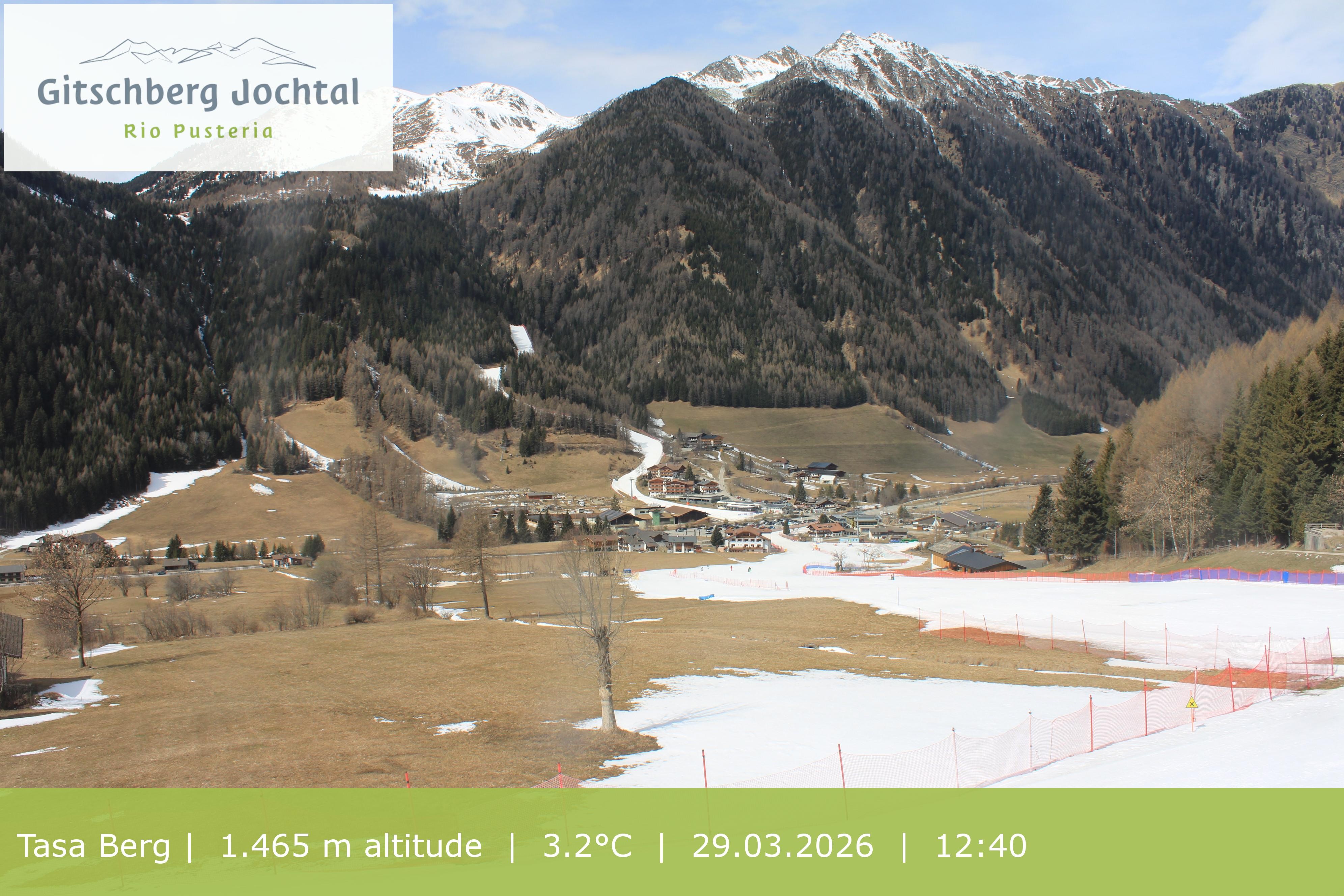 Archived image Webcam: View at Gitschberg Mountain