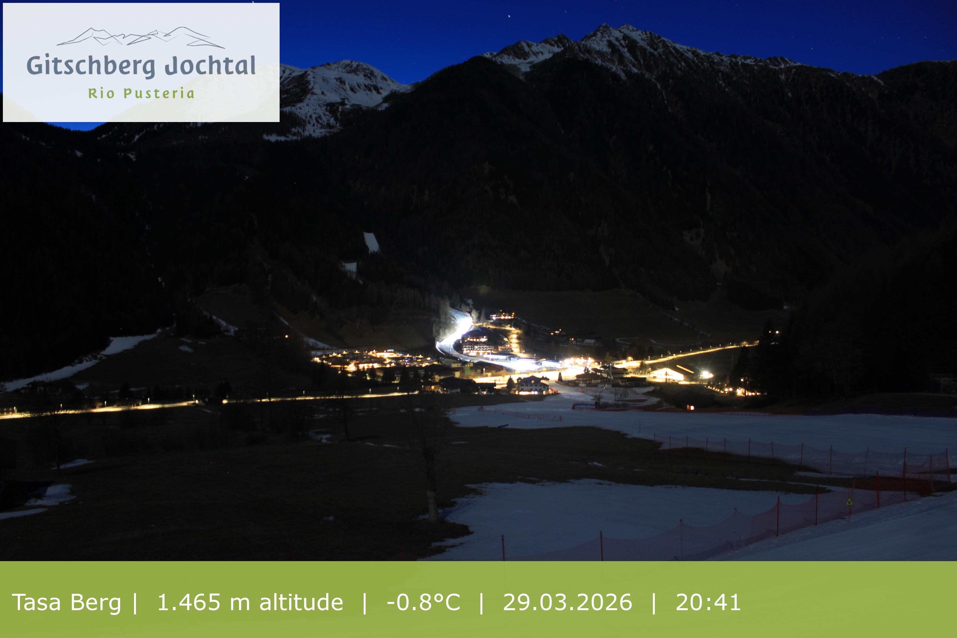 Archived image Webcam: View at Gitschberg Mountain