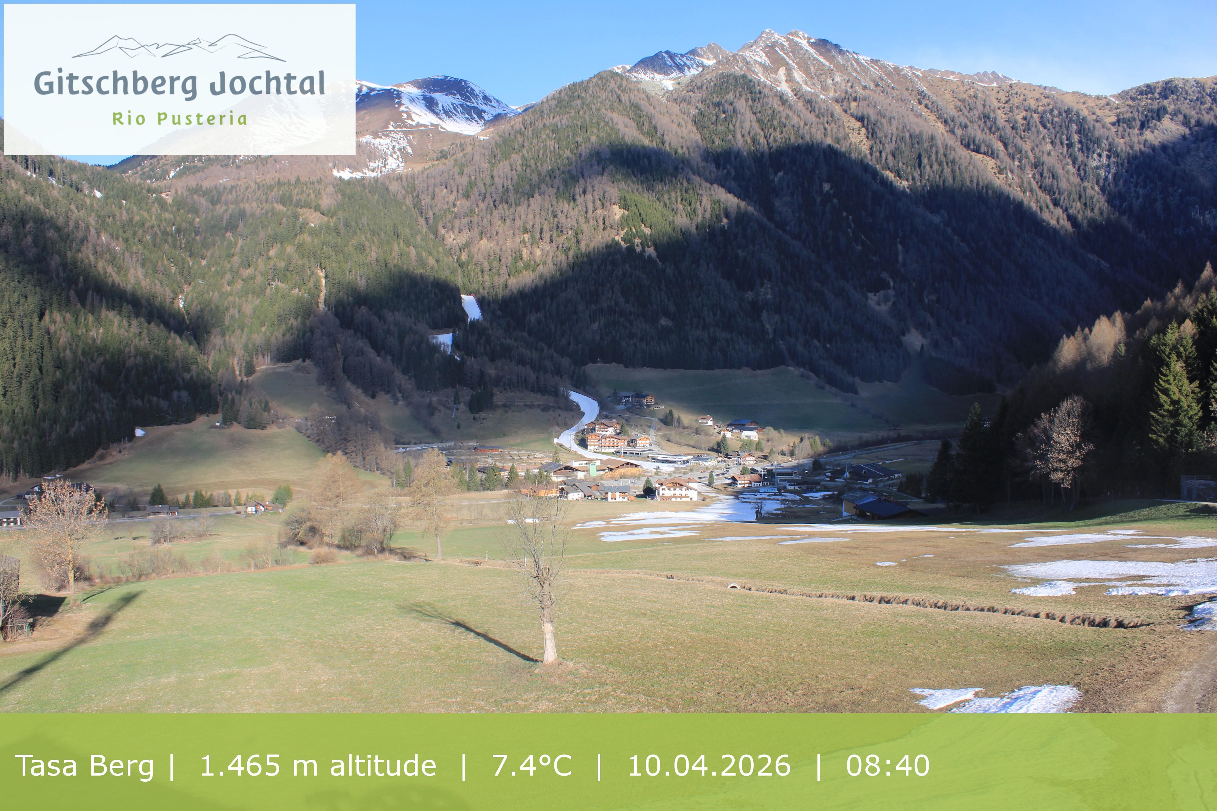 Archived image Webcam: View at Gitschberg Mountain