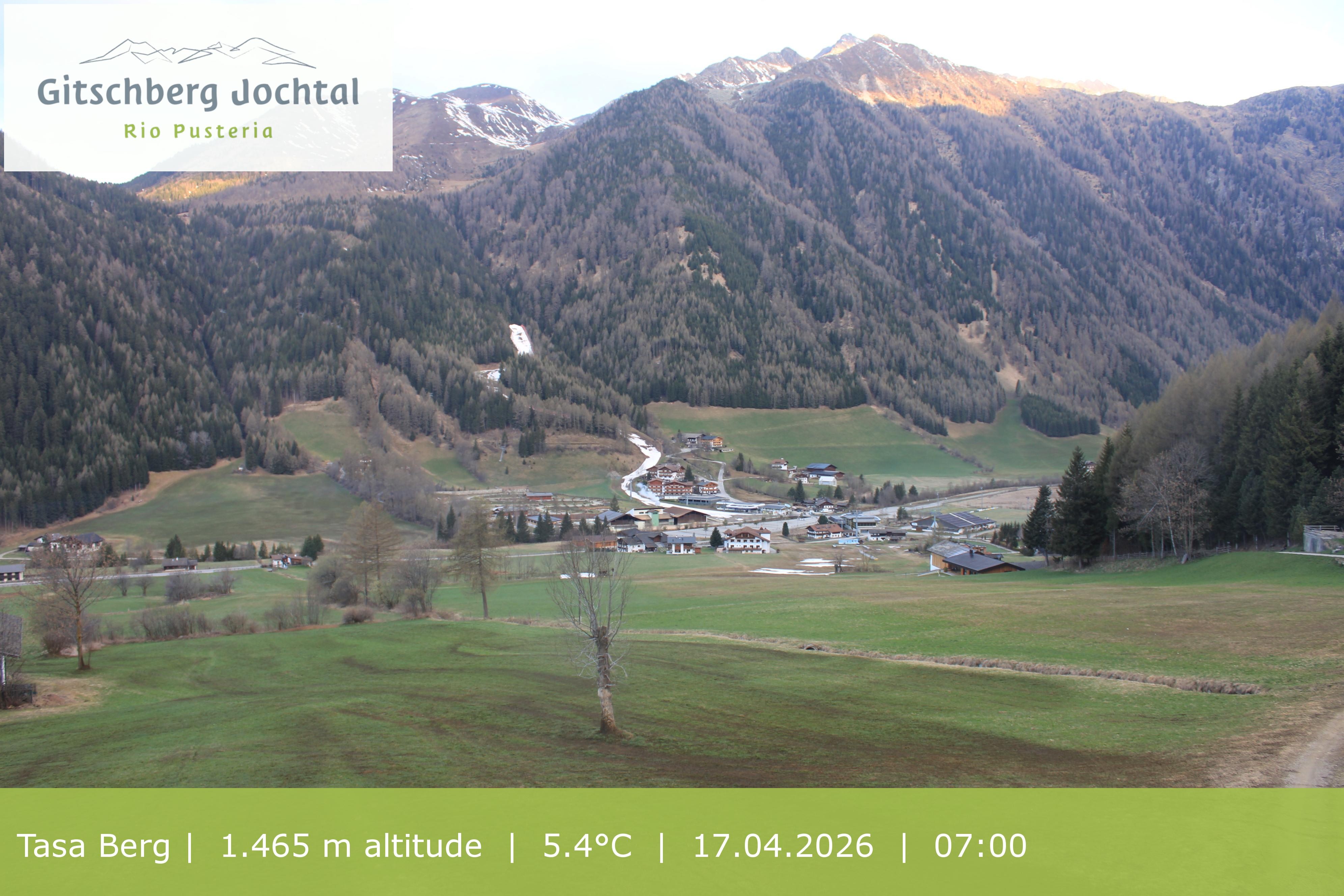 Archiv Foto Webcam: Blick auf den Gitschberg