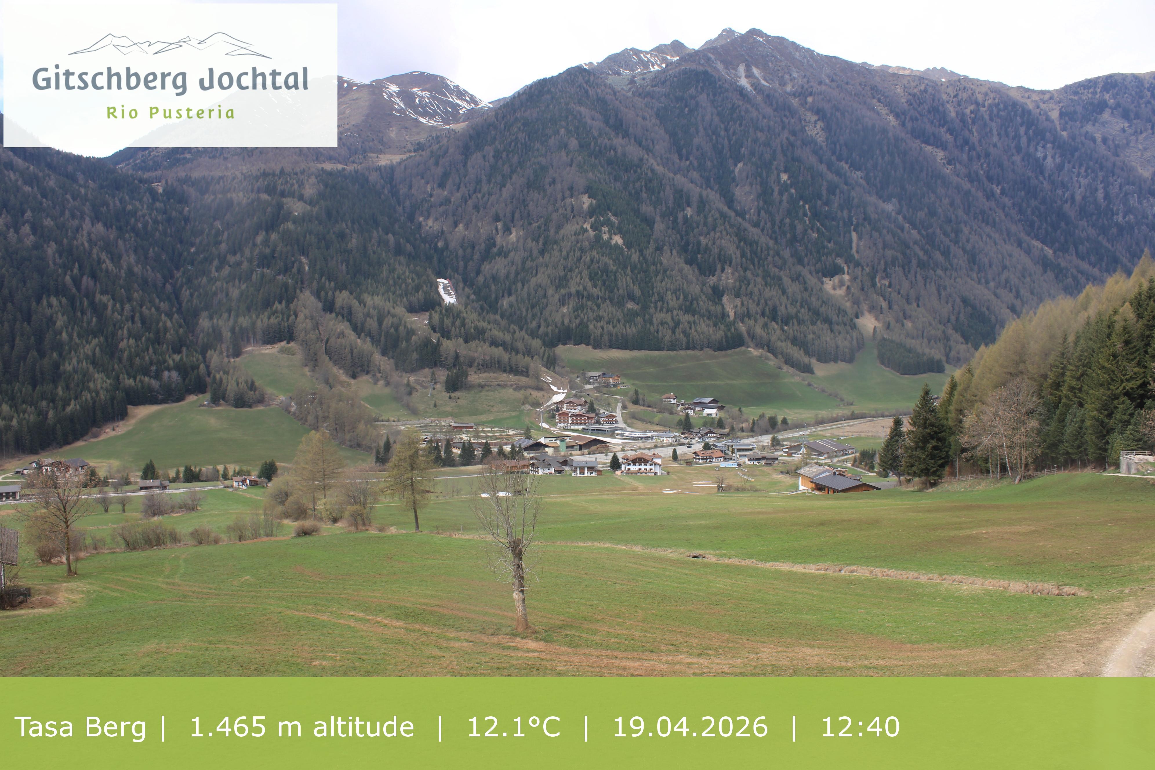Archived image Webcam: View at Gitschberg Mountain
