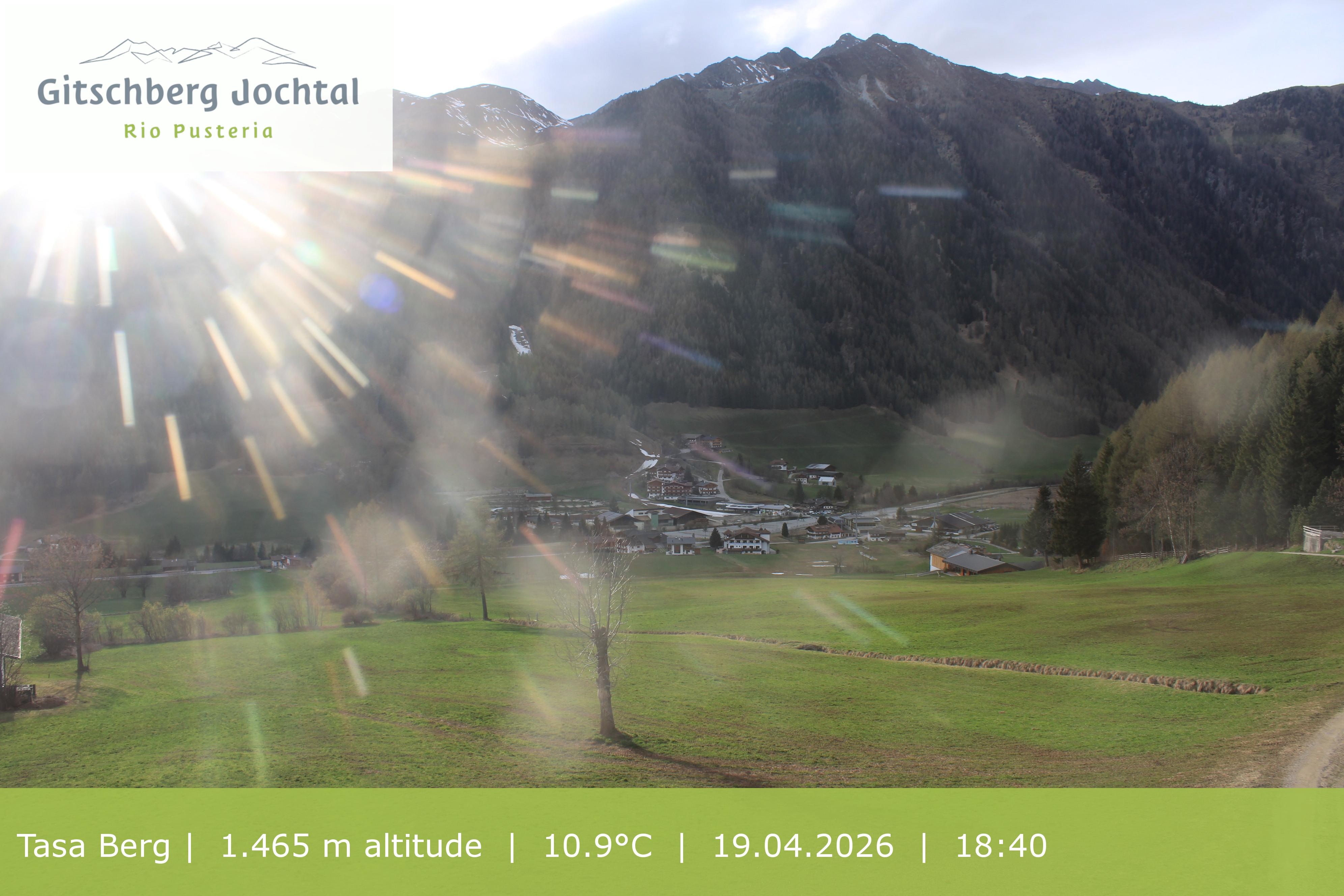 Archiv Foto Webcam: Blick auf den Gitschberg