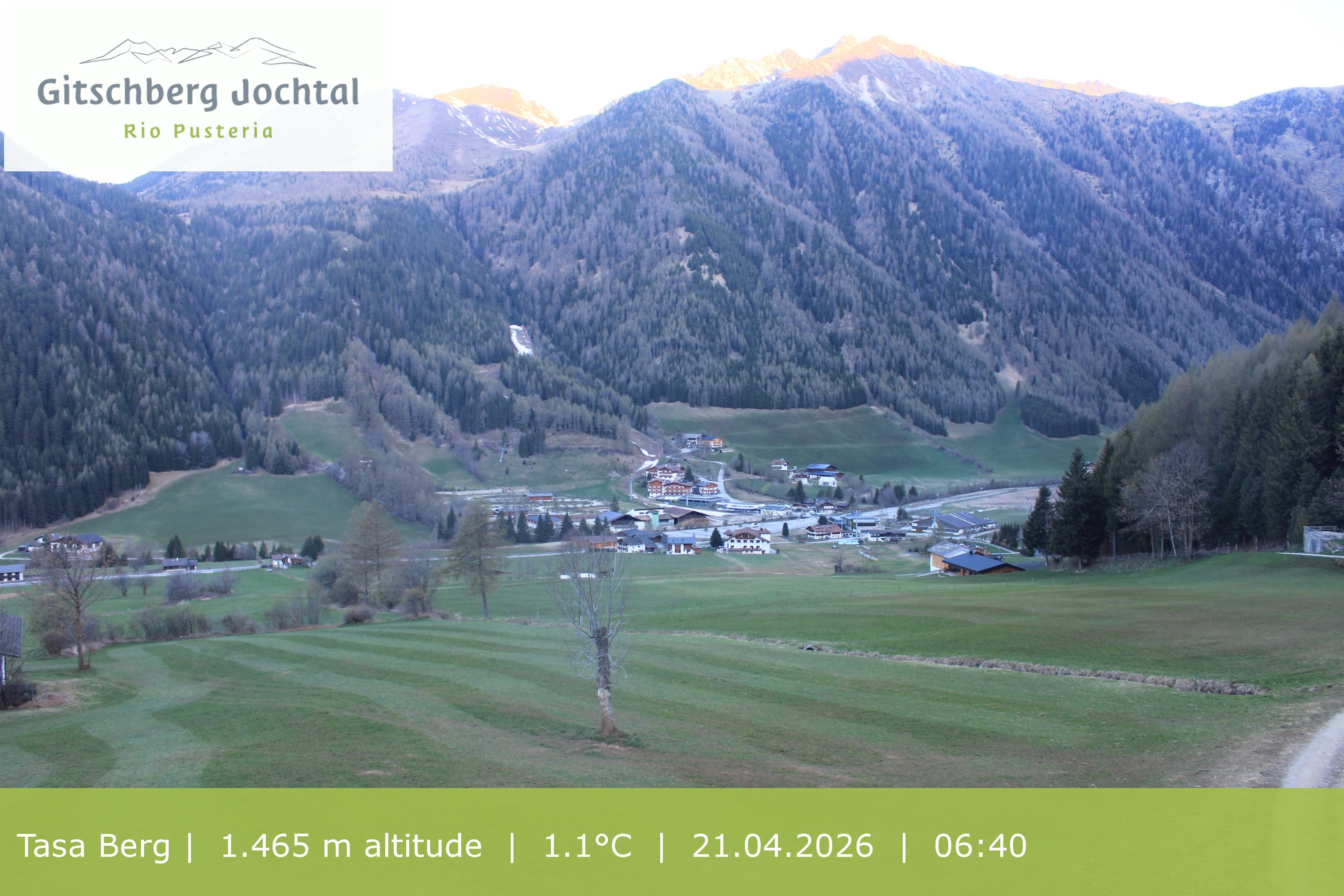 Archiv Foto Webcam: Blick auf den Gitschberg