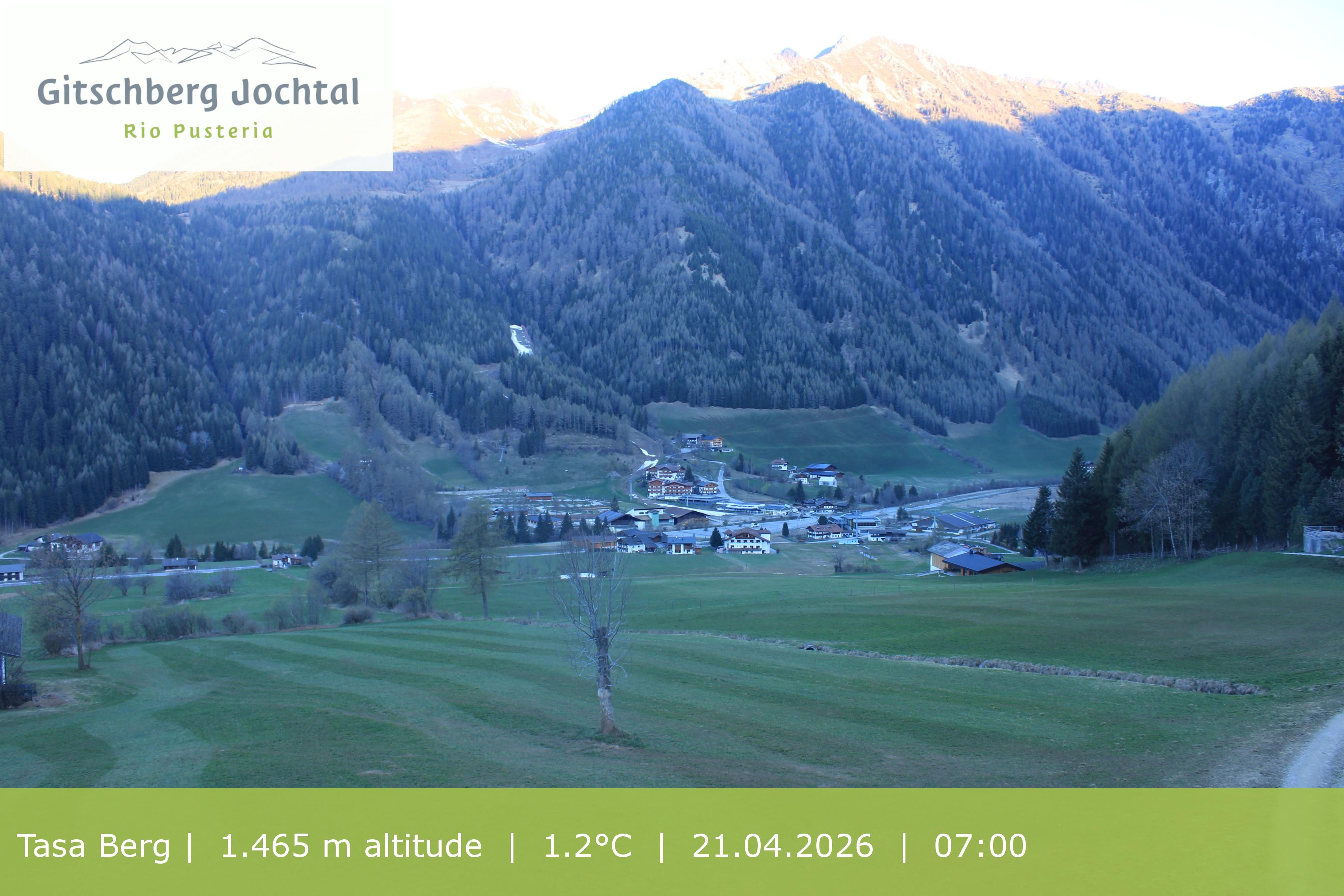 Archiv Foto Webcam: Blick auf den Gitschberg