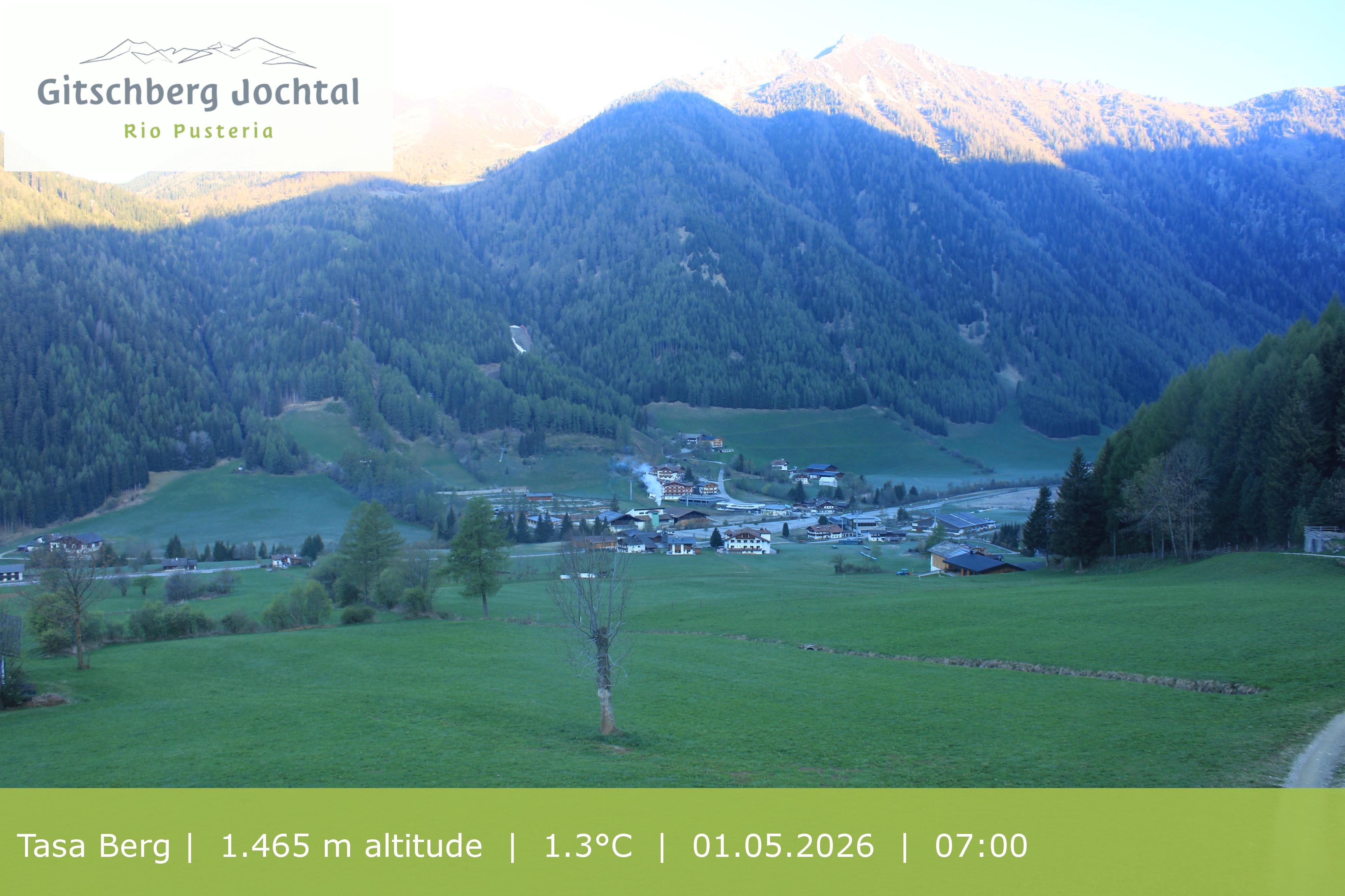 Archiv Foto Webcam: Blick auf den Gitschberg
