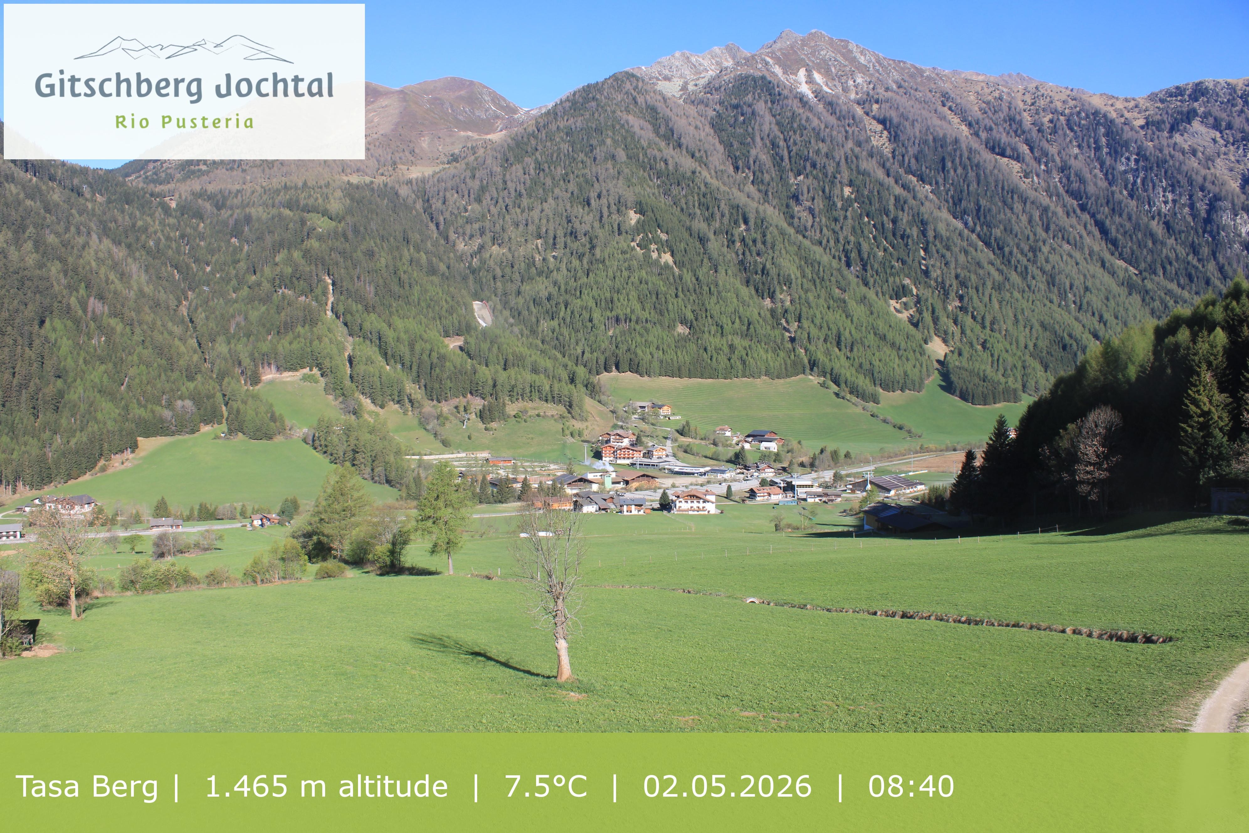 Archiv Foto Webcam: Blick auf den Gitschberg