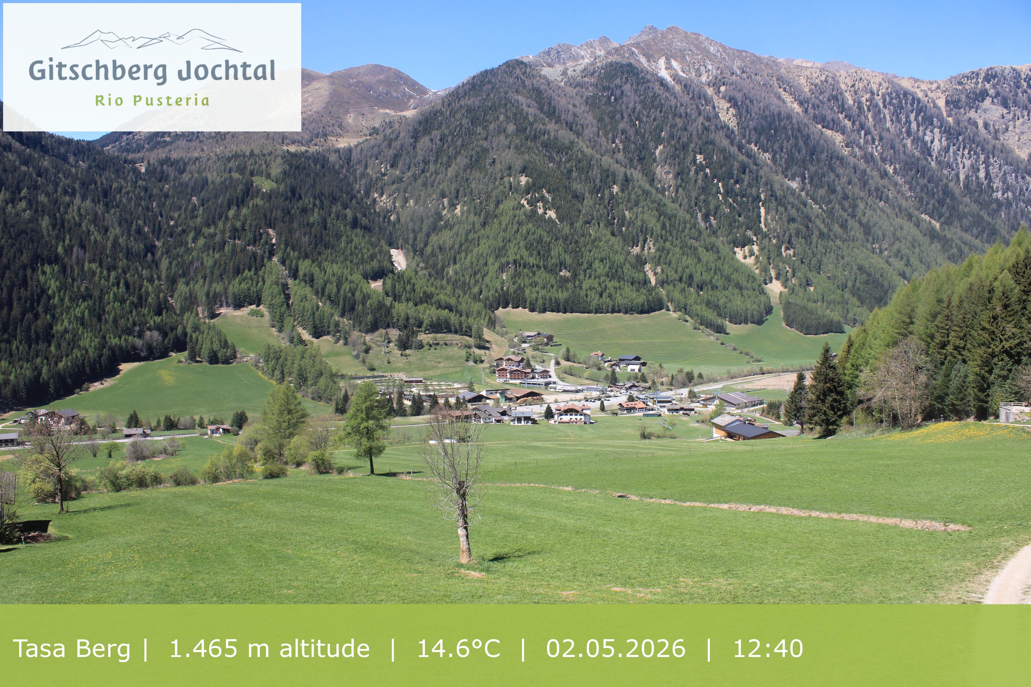 Archiv Foto Webcam: Blick auf den Gitschberg