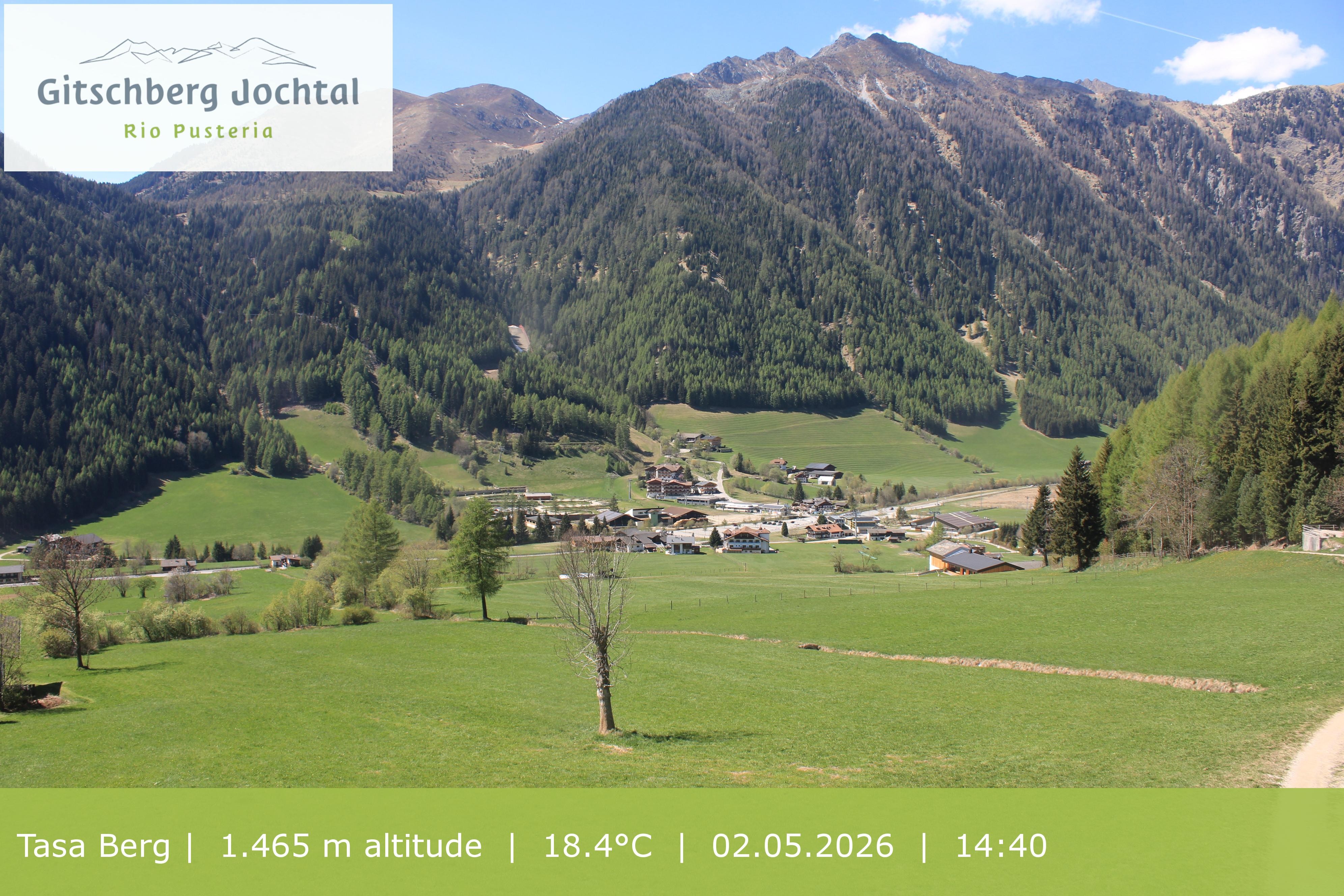 Archiv Foto Webcam: Blick auf den Gitschberg