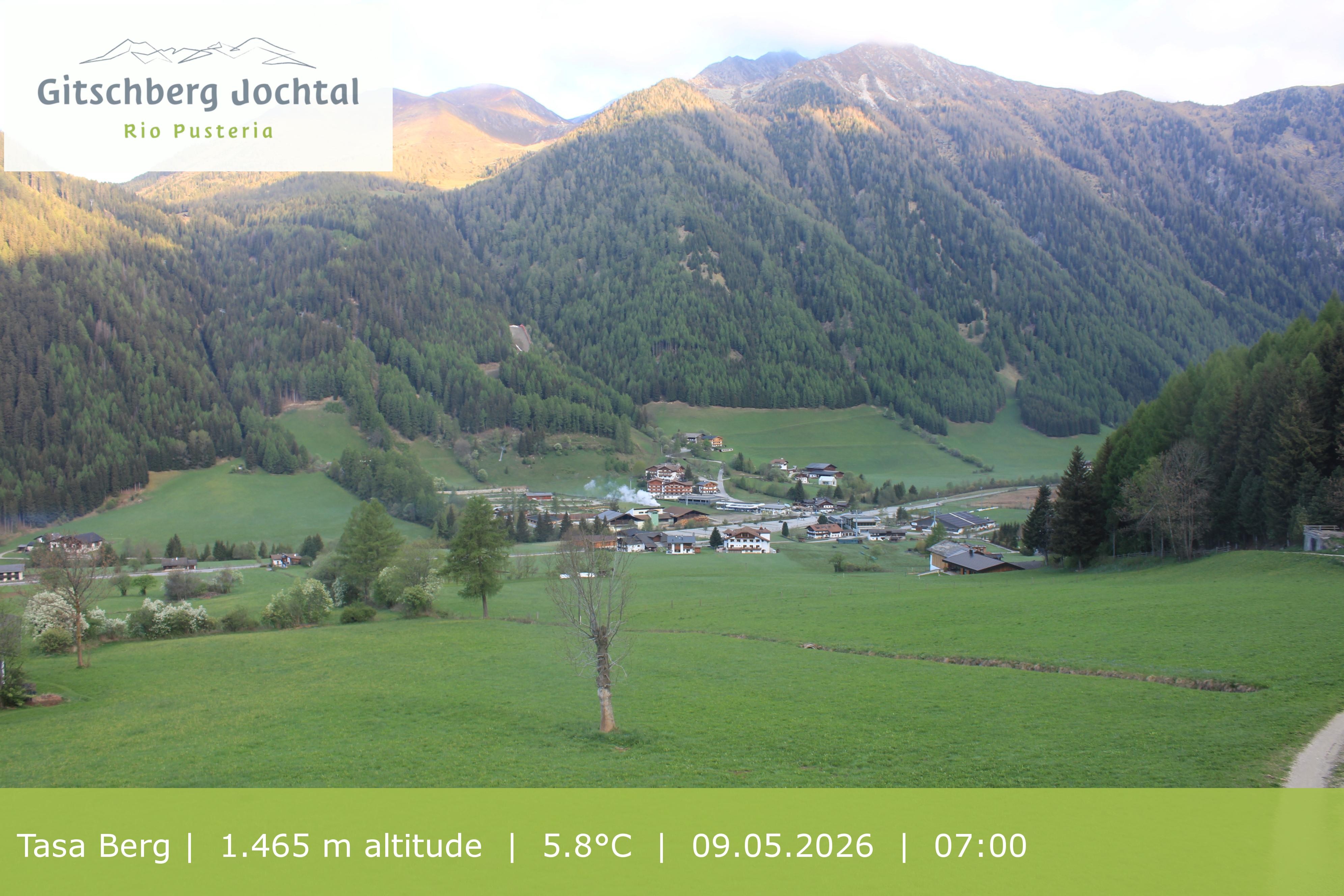 Archiv Foto Webcam: Blick auf den Gitschberg