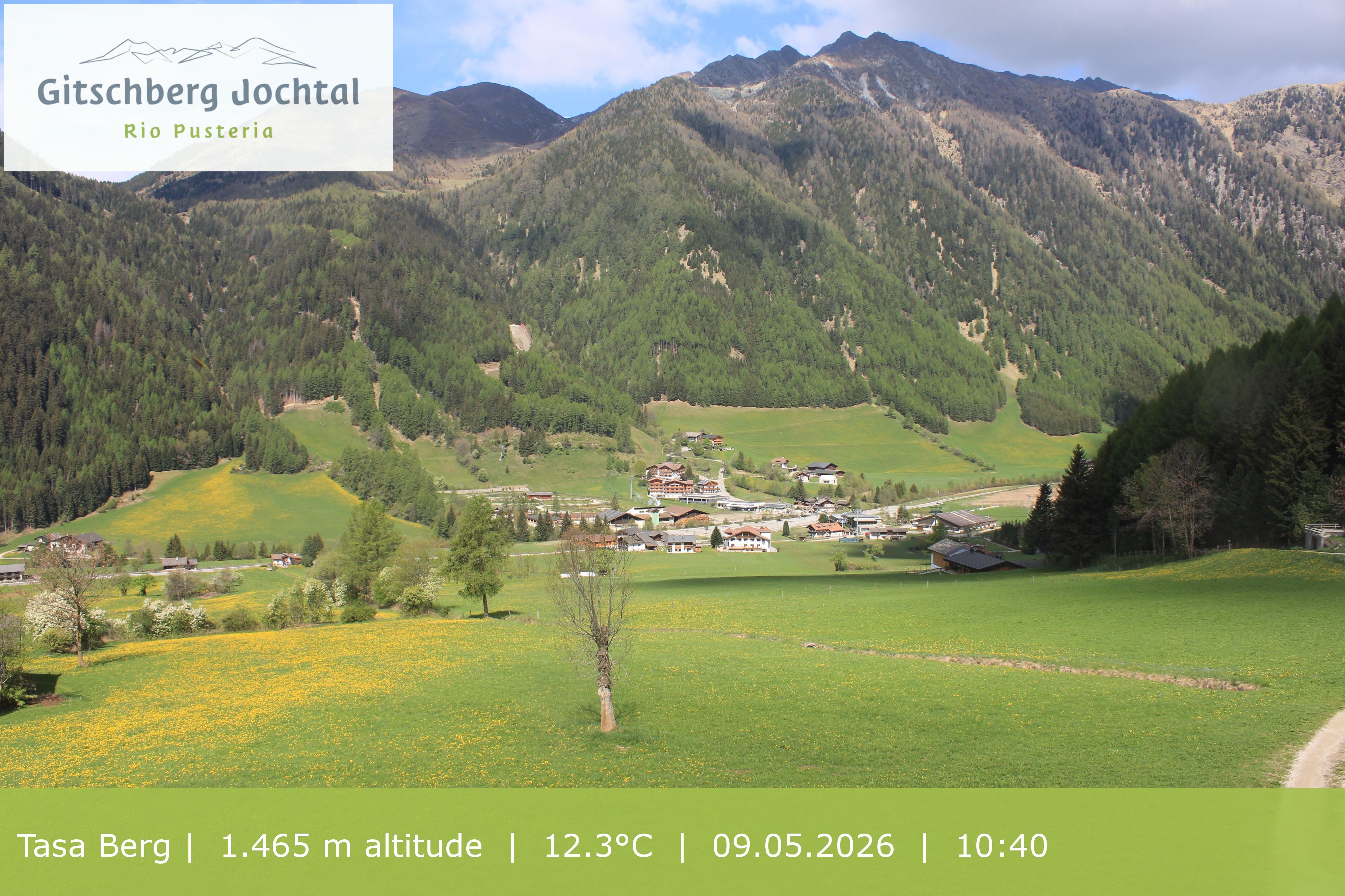 Archiv Foto Webcam: Blick auf den Gitschberg