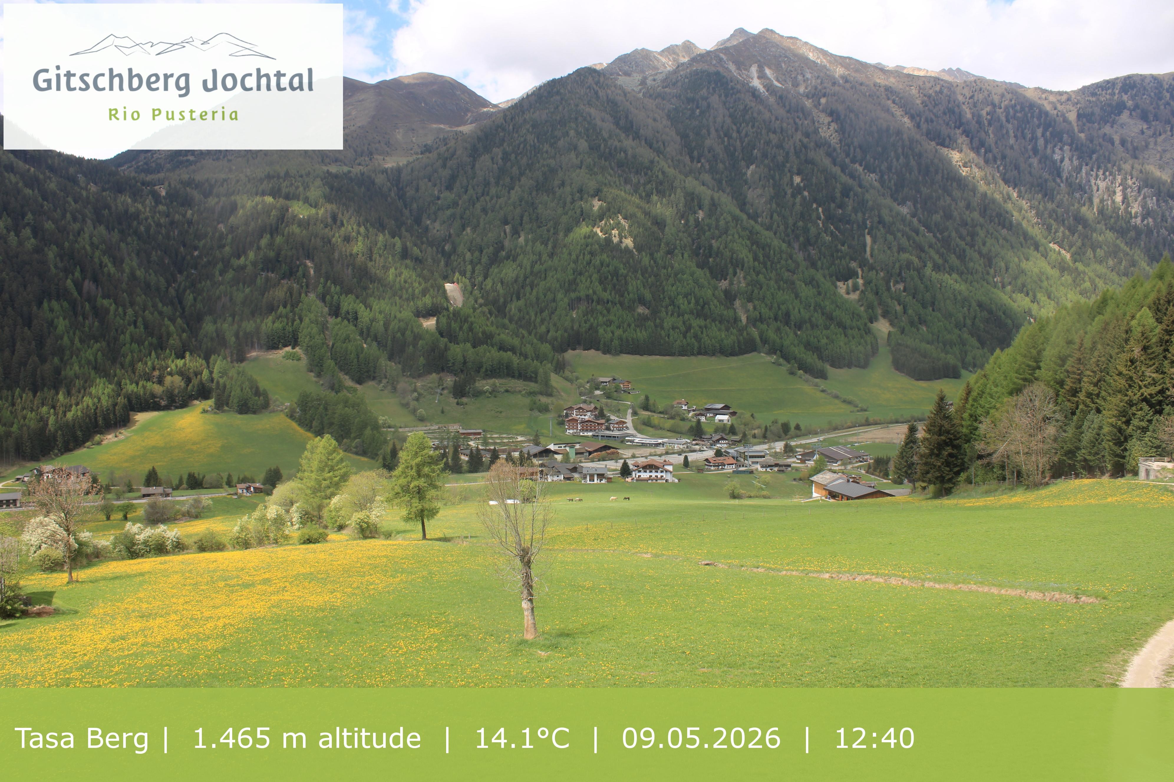 Archiv Foto Webcam: Blick auf den Gitschberg