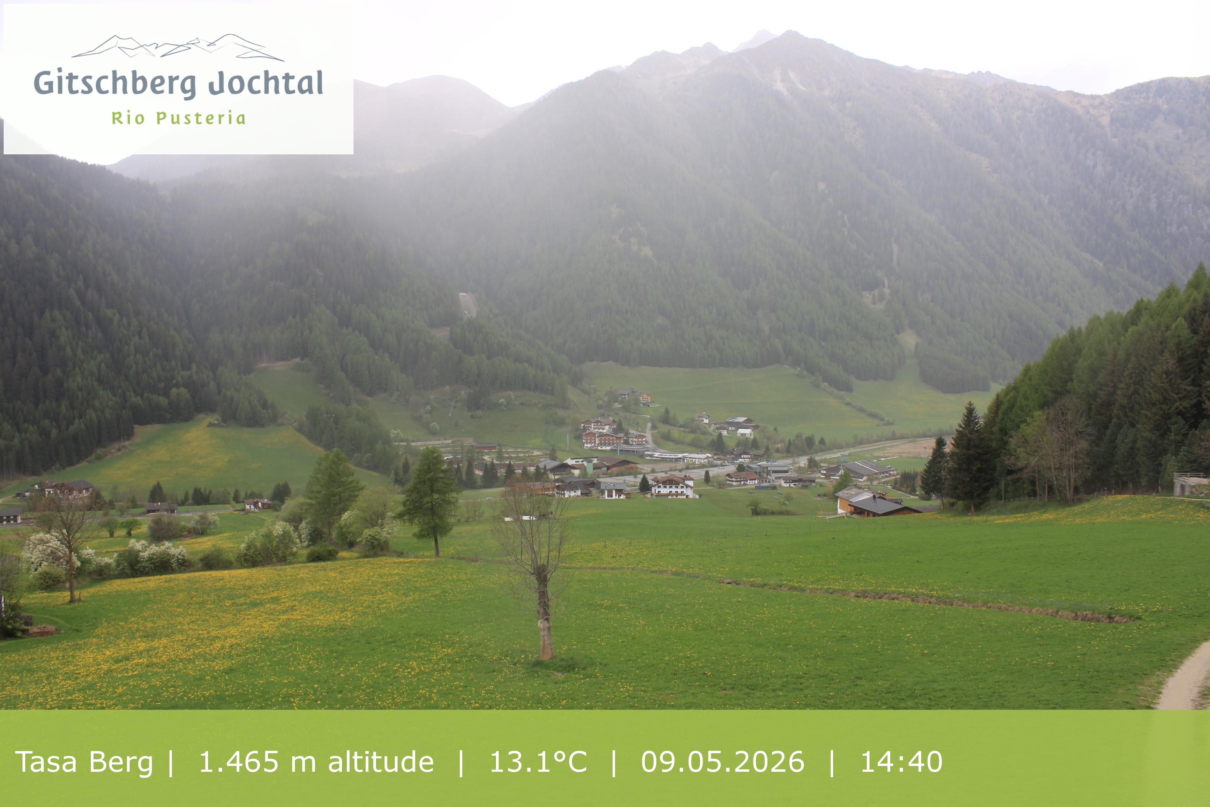 Archiv Foto Webcam: Blick auf den Gitschberg