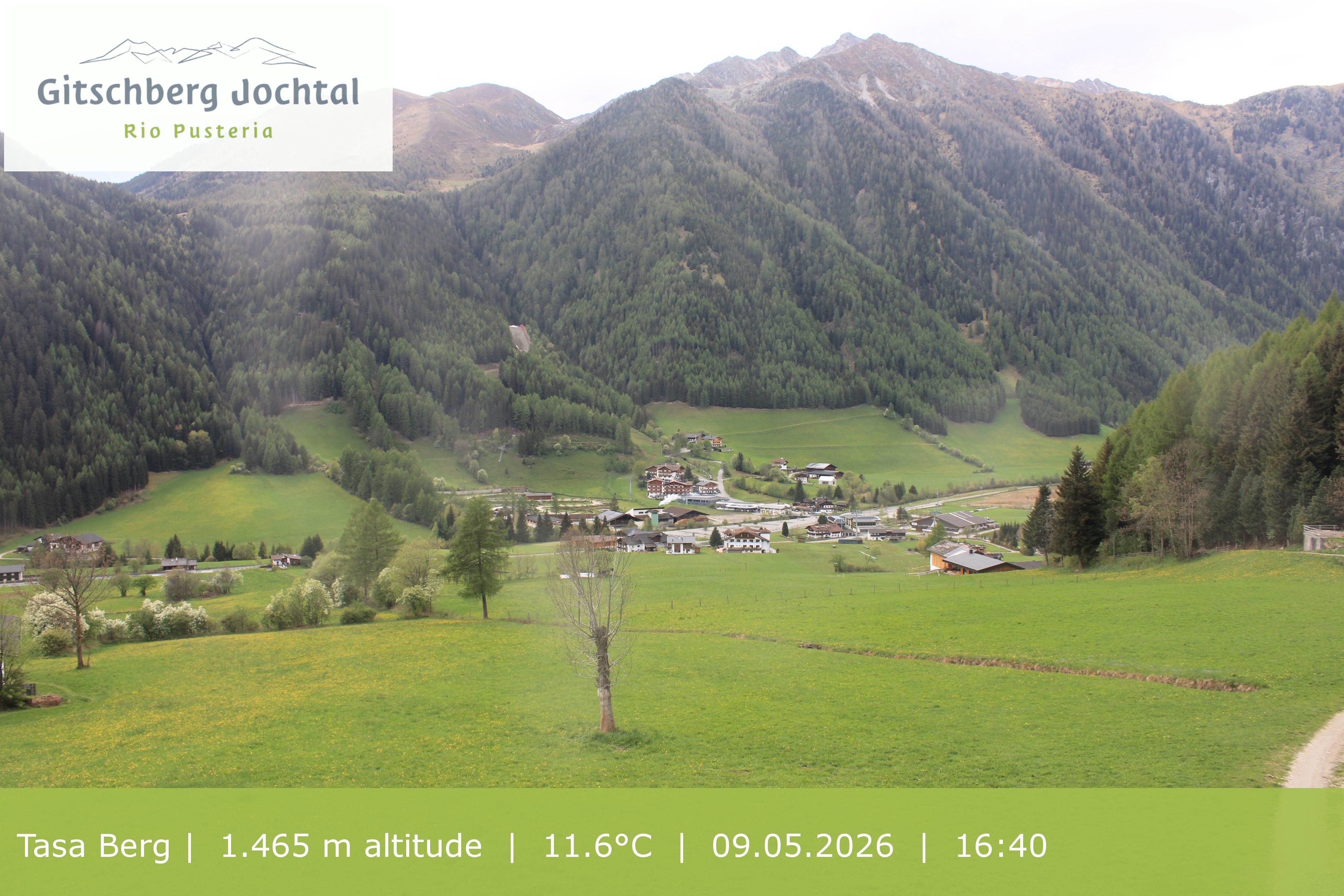 Archiv Foto Webcam: Blick auf den Gitschberg