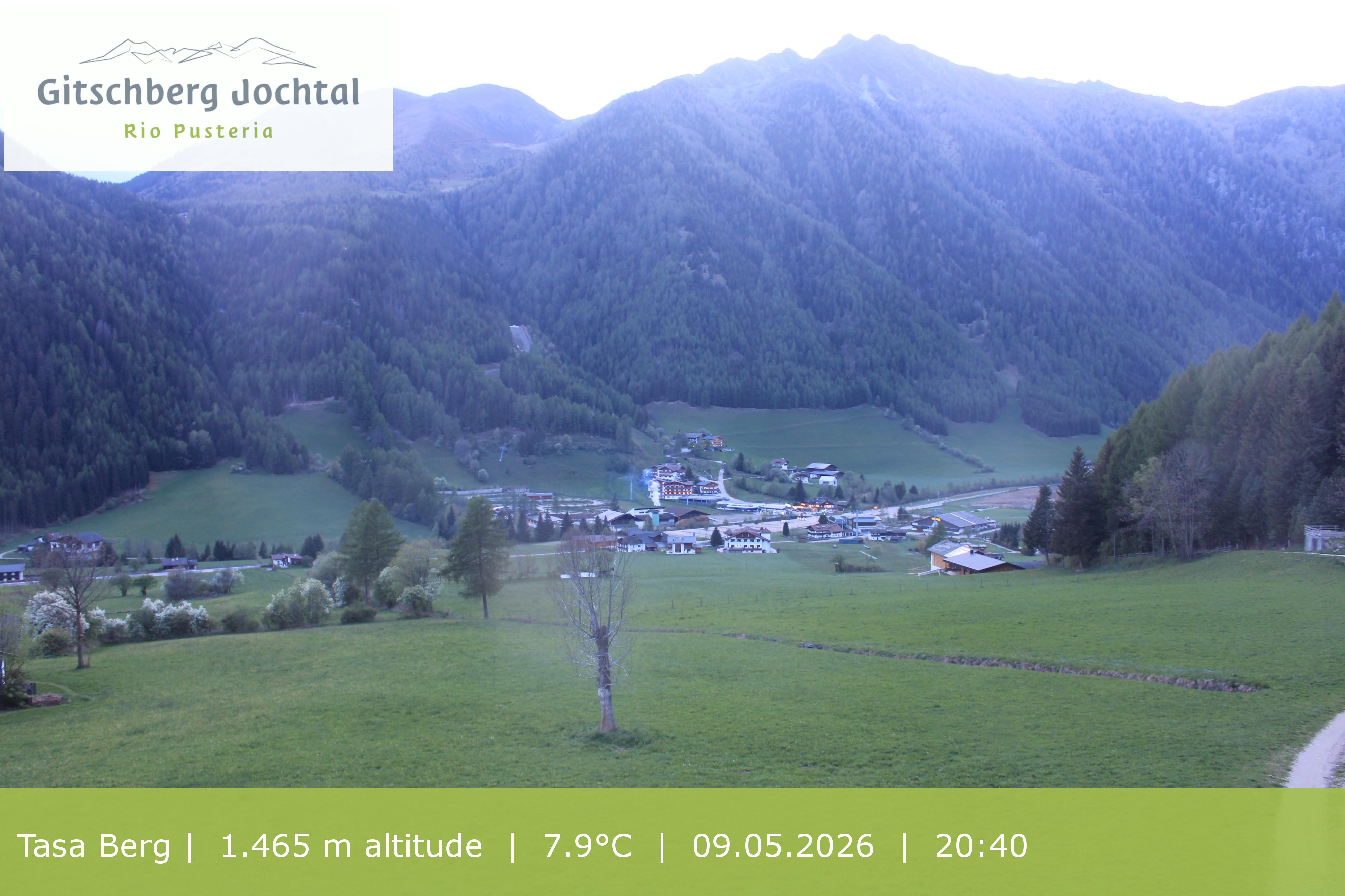 Archived image Webcam: View at Gitschberg Mountain