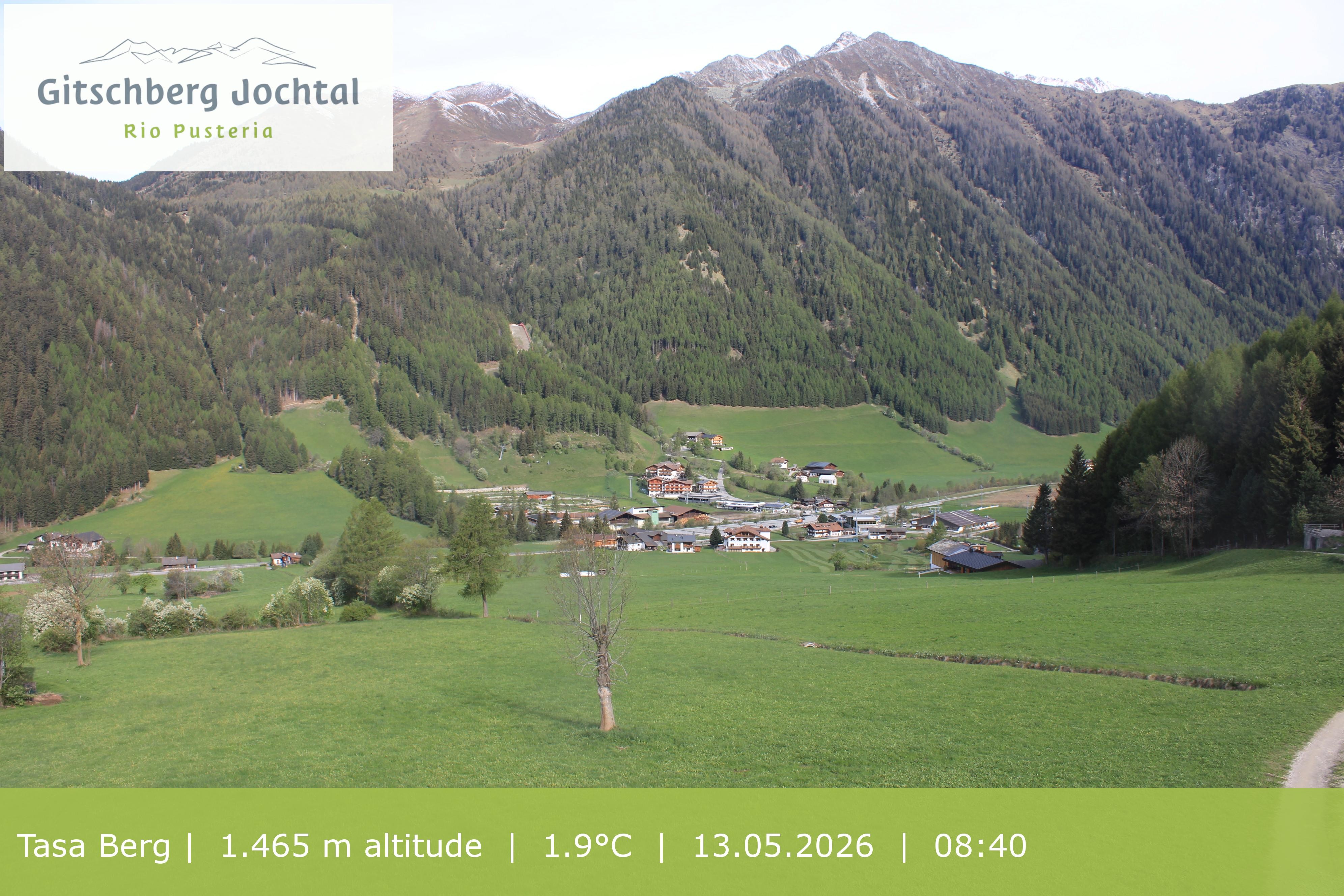 Archiv Foto Webcam: Blick auf den Gitschberg