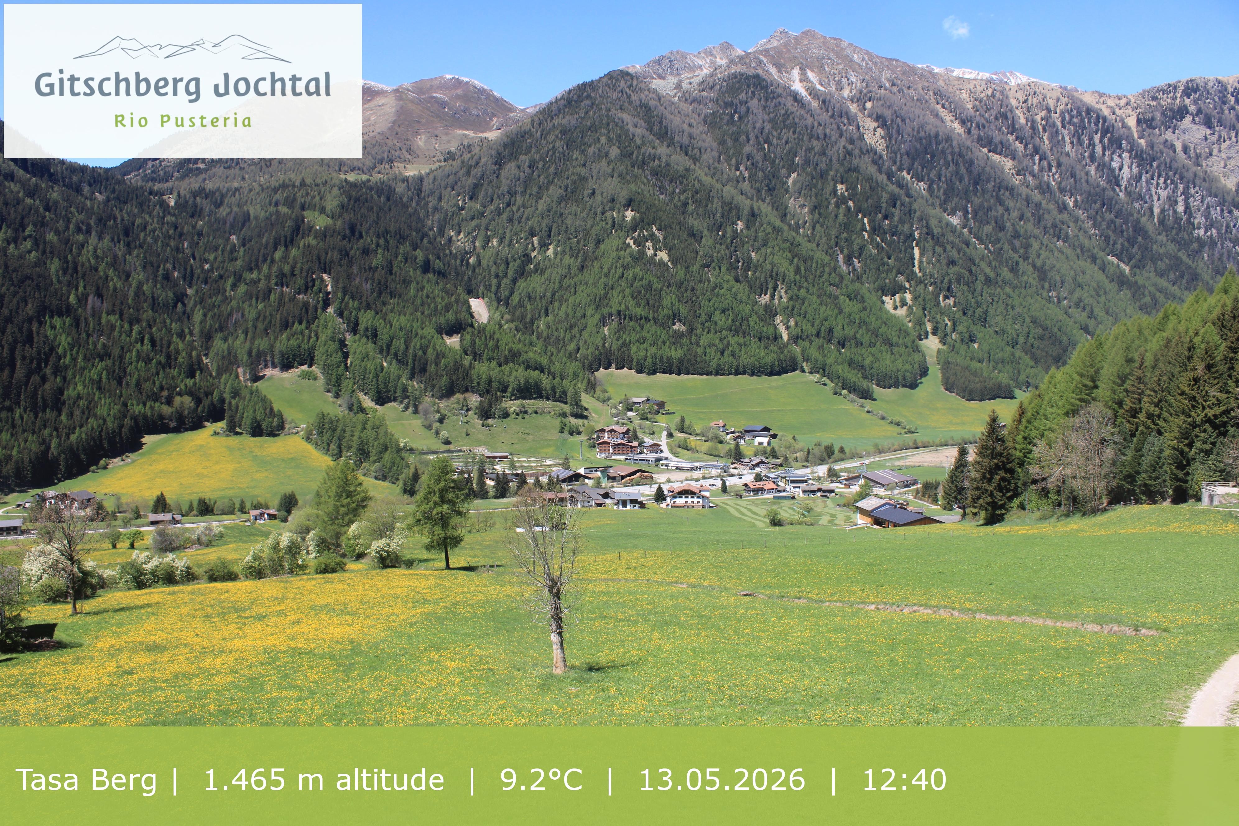 Archiv Foto Webcam: Blick auf den Gitschberg