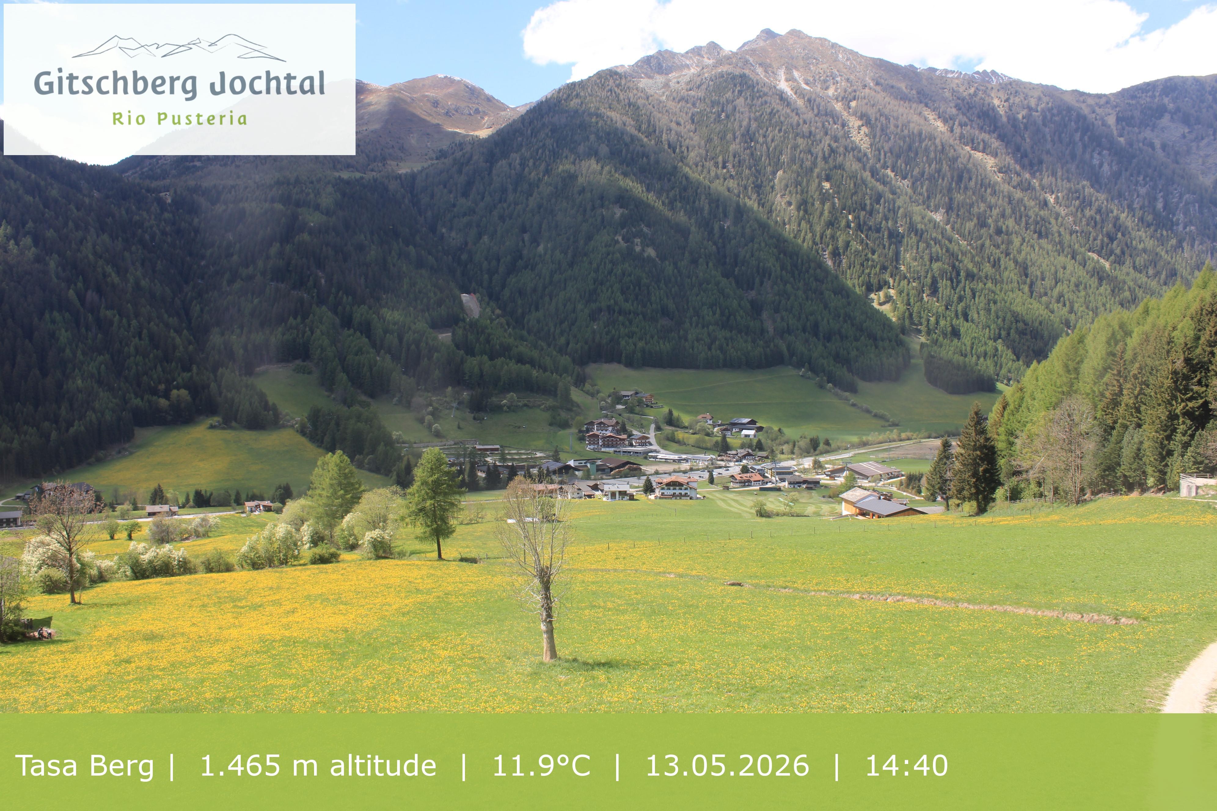 Archiv Foto Webcam: Blick auf den Gitschberg