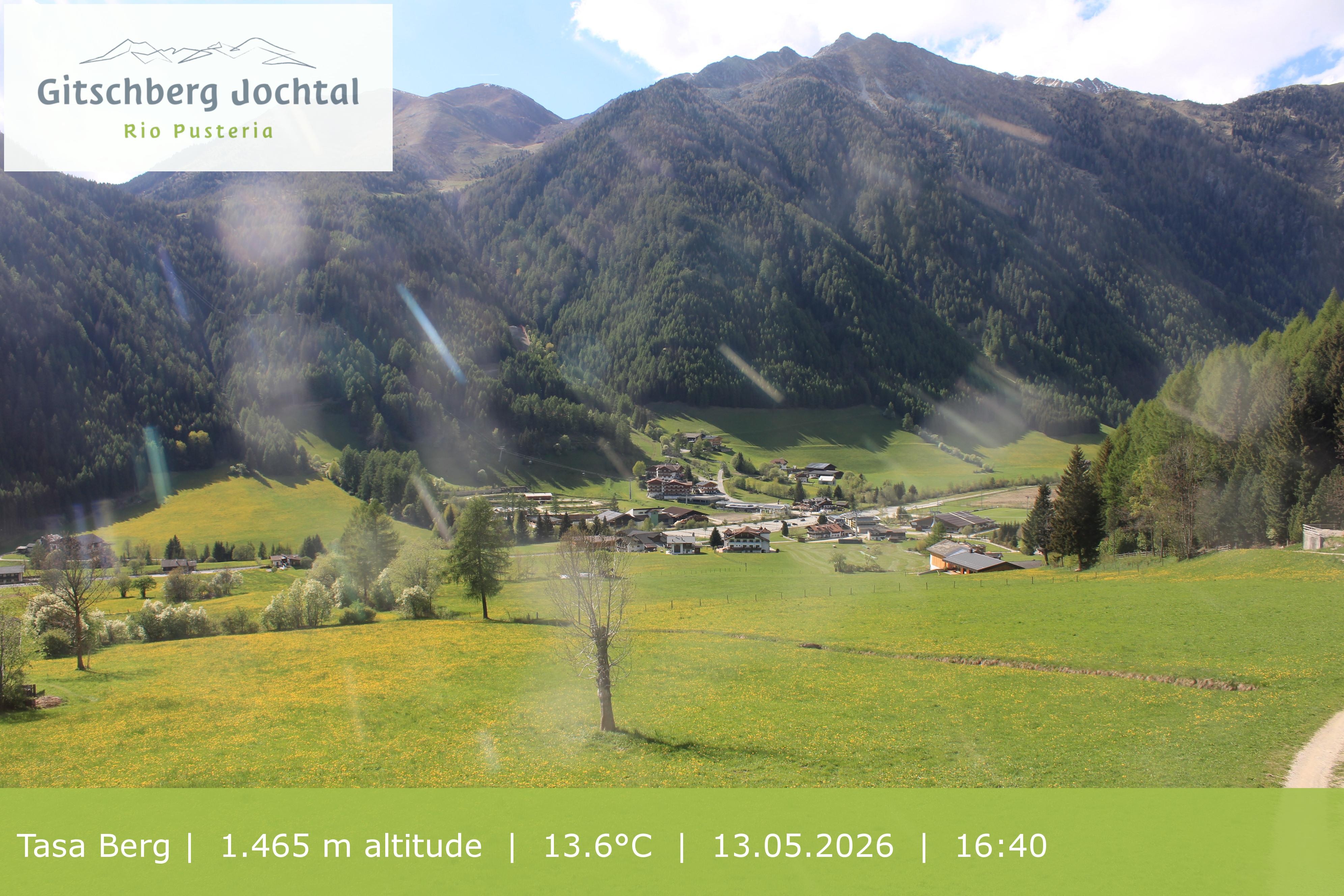 Archiv Foto Webcam: Blick auf den Gitschberg