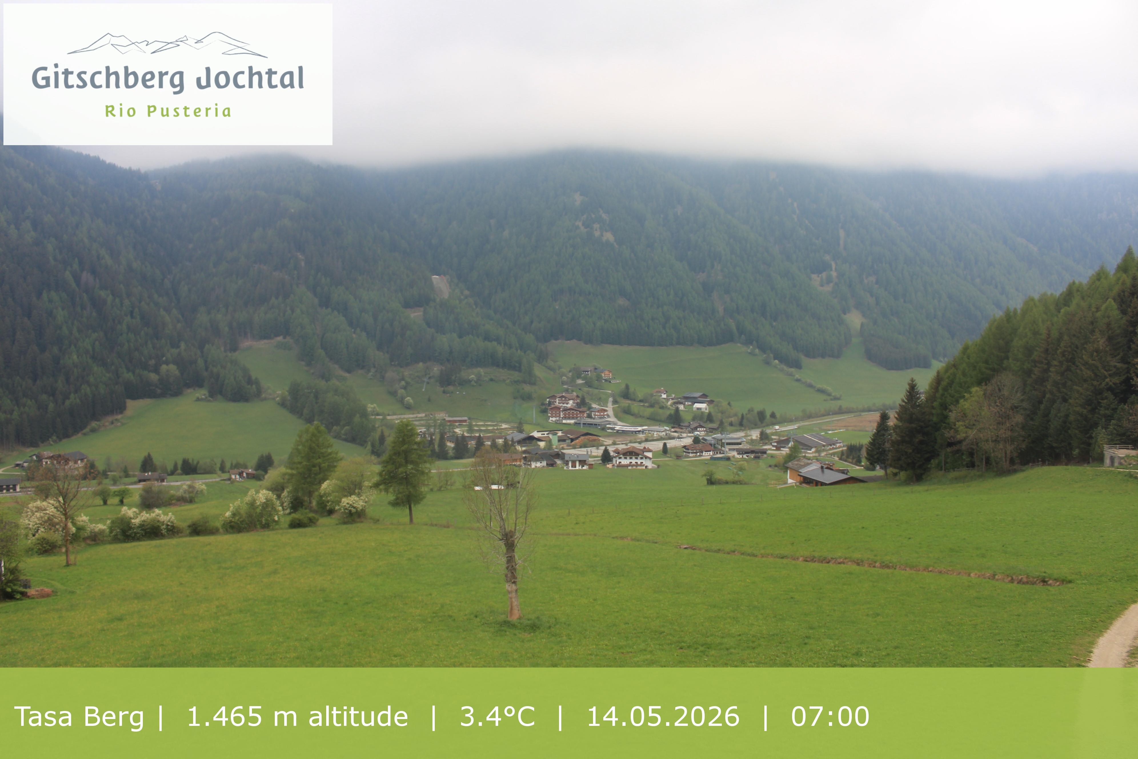 Archiv Foto Webcam: Blick auf den Gitschberg