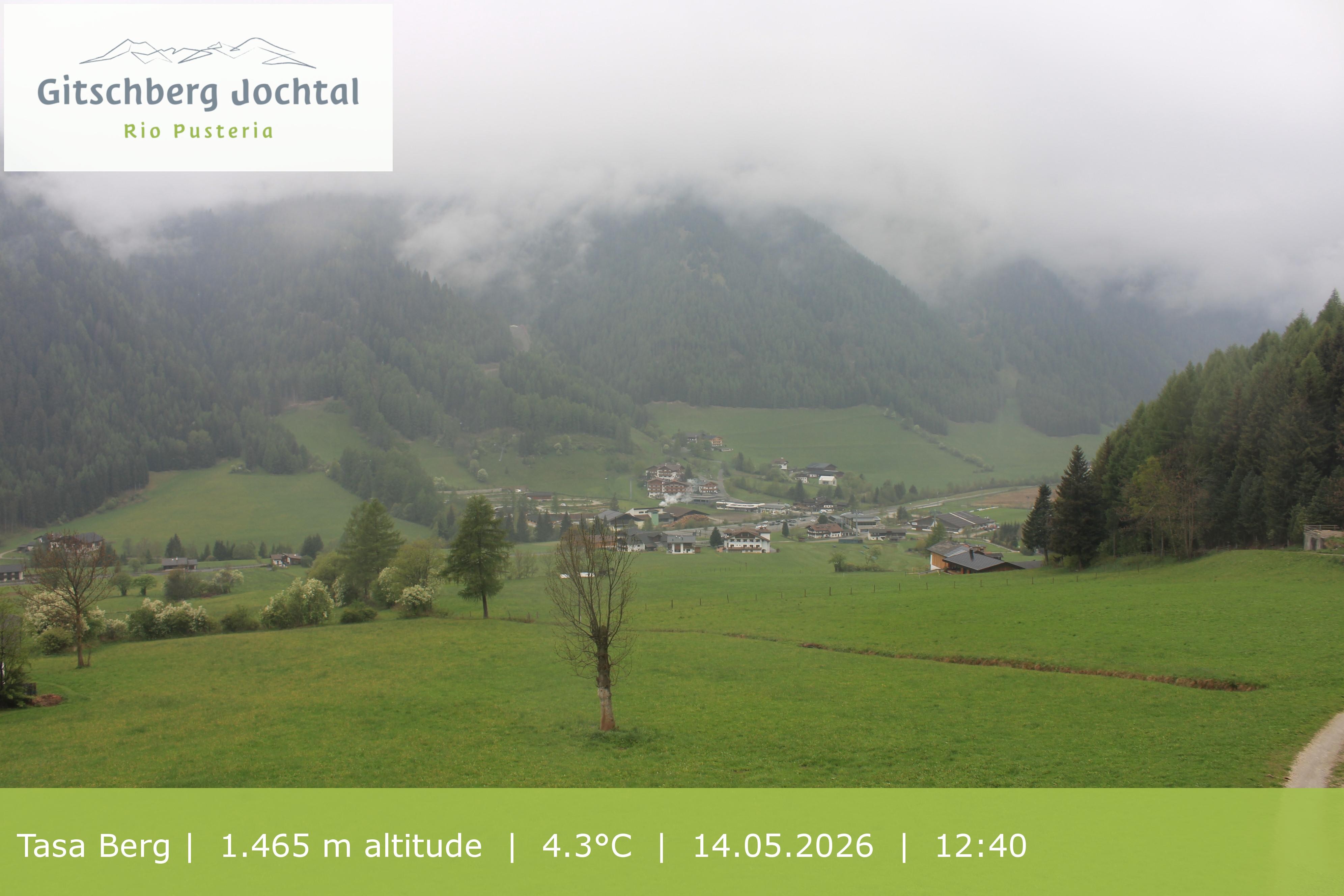 Archiv Foto Webcam: Blick auf den Gitschberg