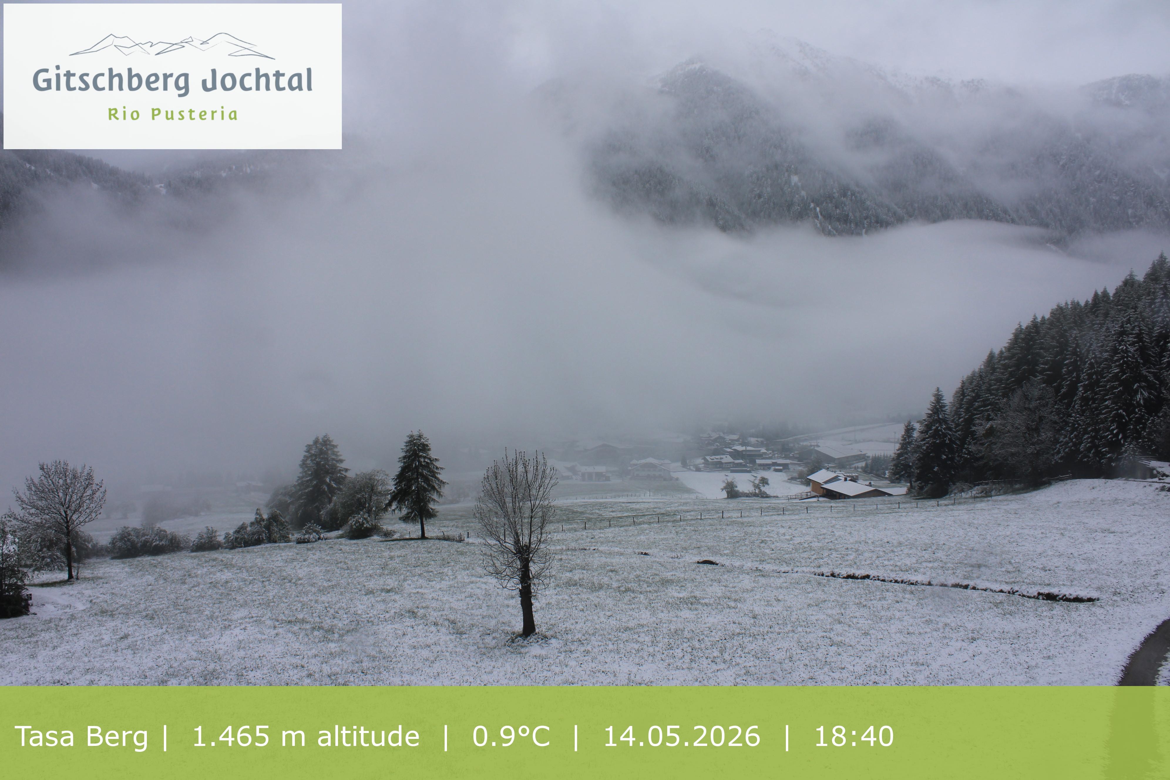 Archived image Webcam: View at Gitschberg Mountain