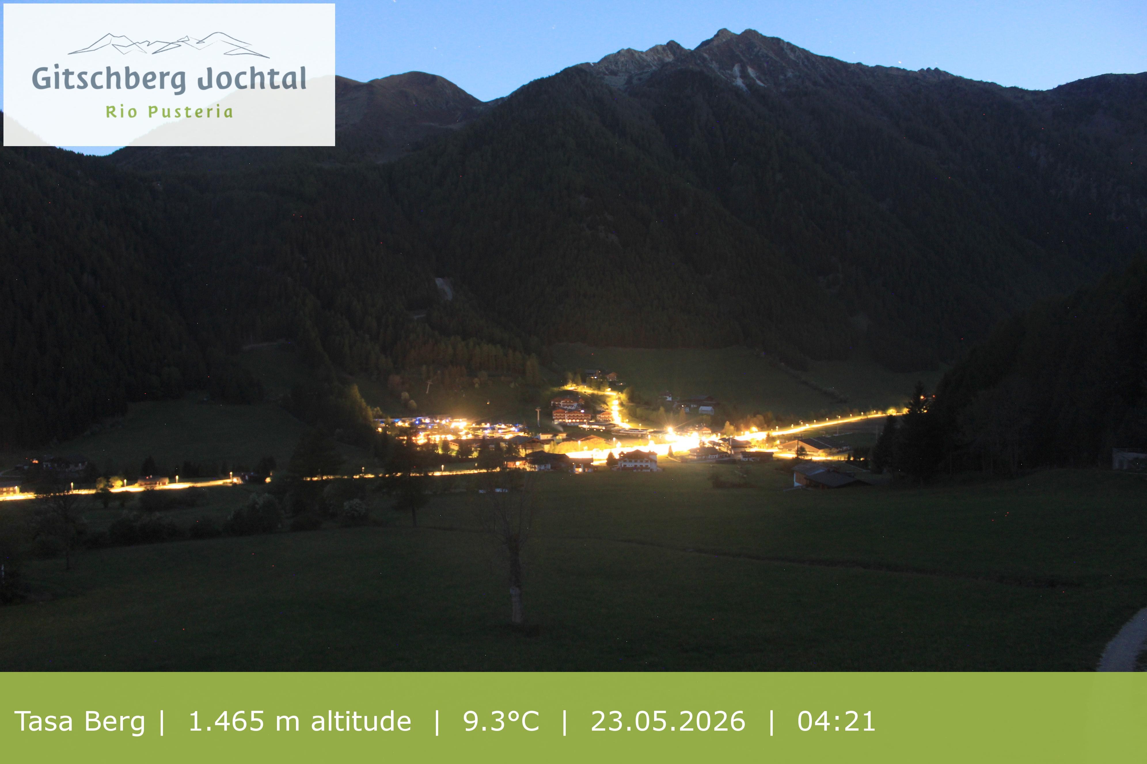 Archived image Webcam: View at Gitschberg Mountain