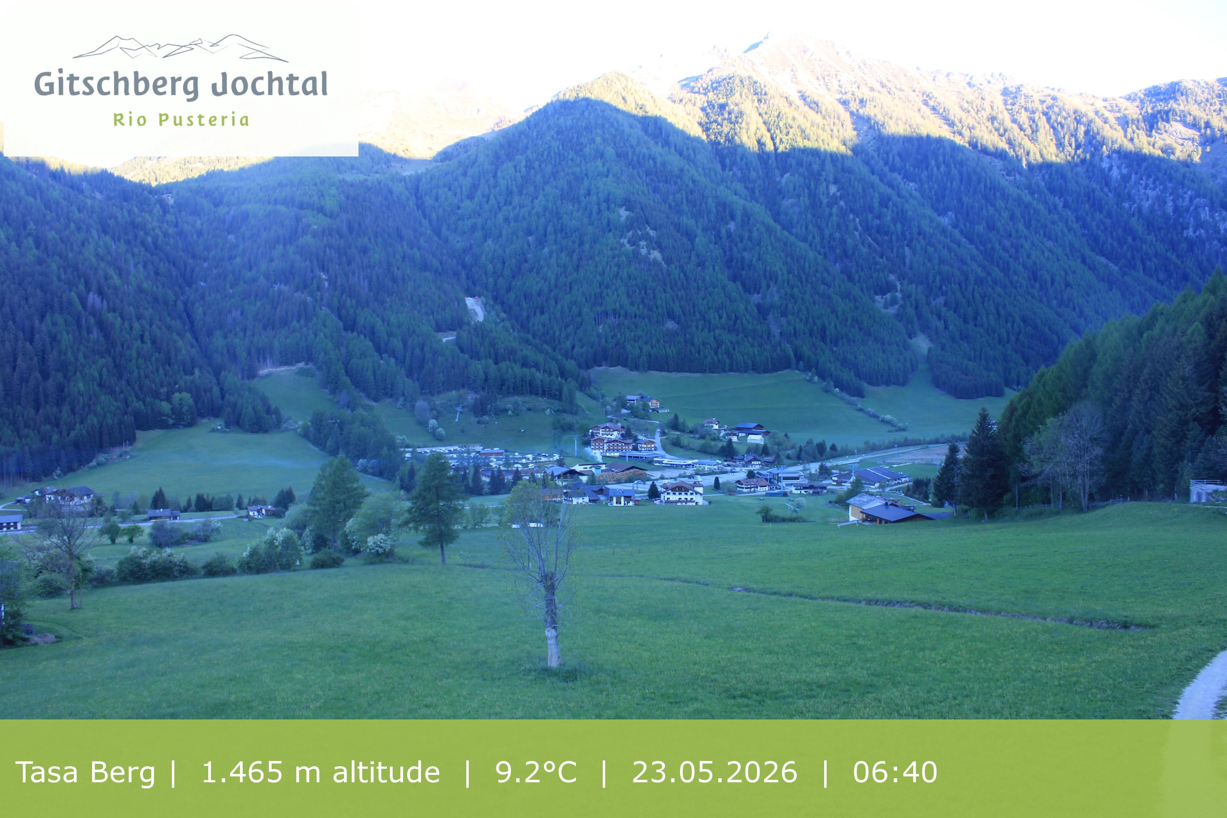 Archived image Webcam: View at Gitschberg Mountain