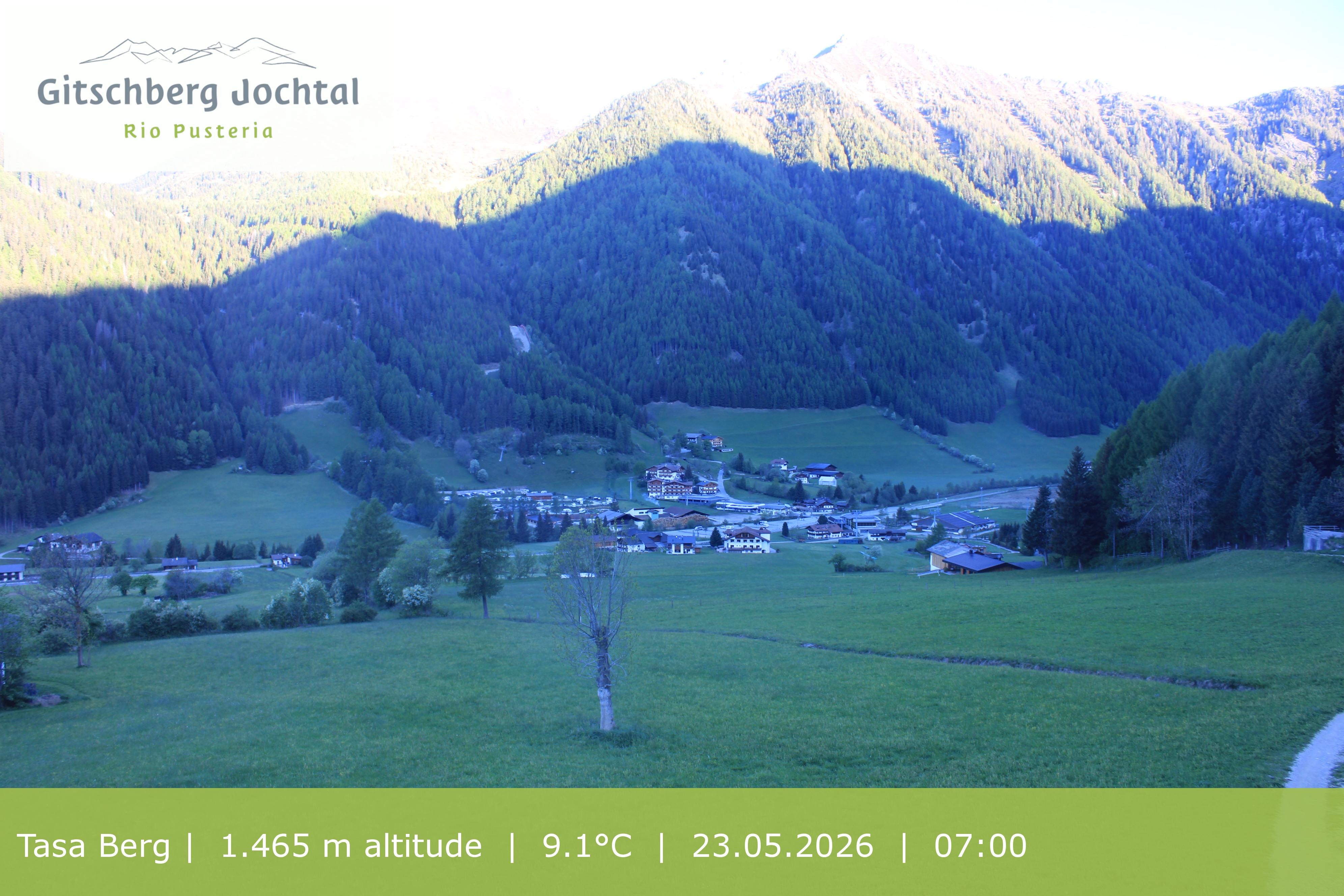 Archived image Webcam: View at Gitschberg Mountain