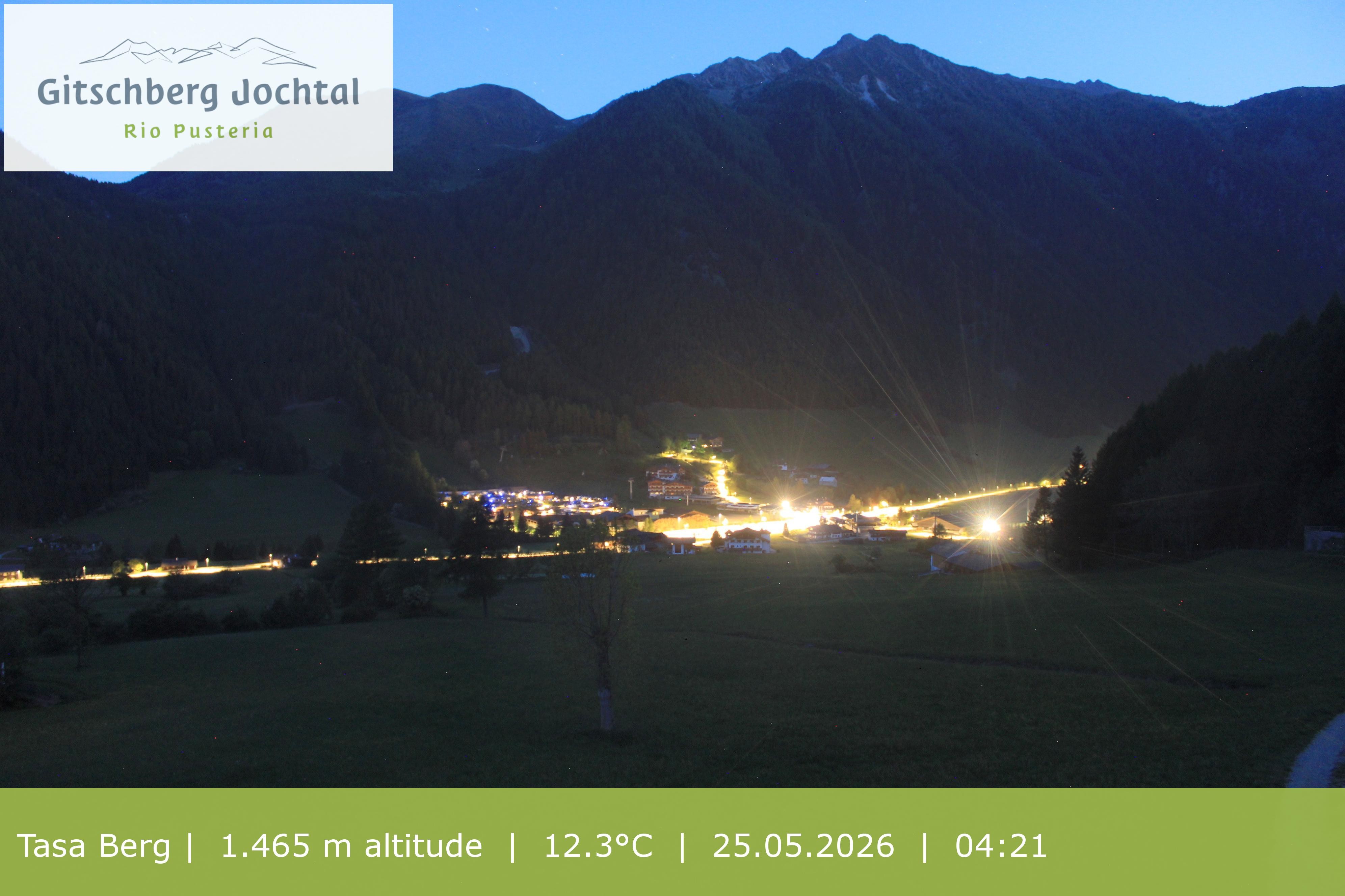 Archived image Webcam: View at Gitschberg Mountain