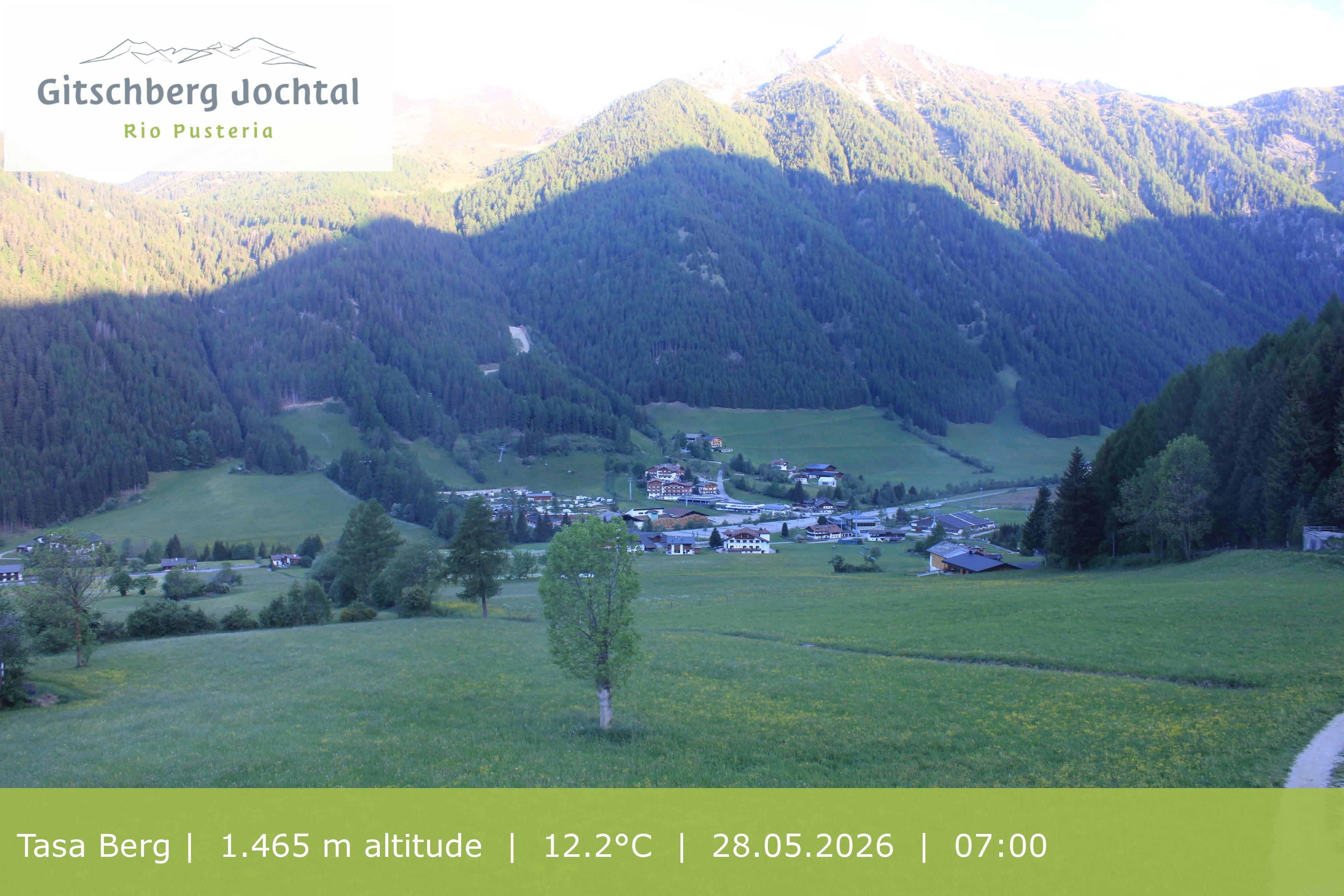 Archiv Foto Webcam: Blick auf den Gitschberg