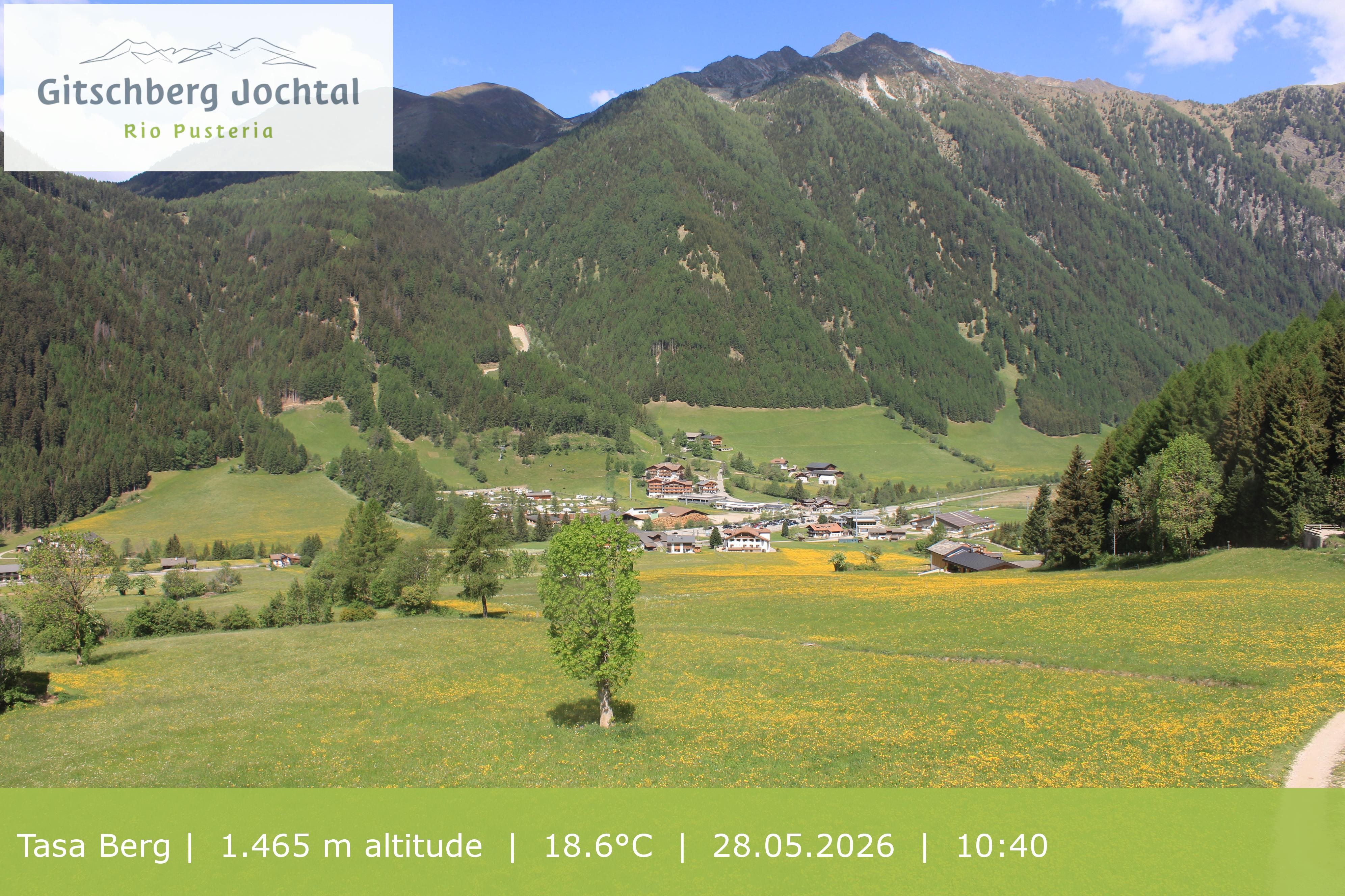 Archiv Foto Webcam: Blick auf den Gitschberg