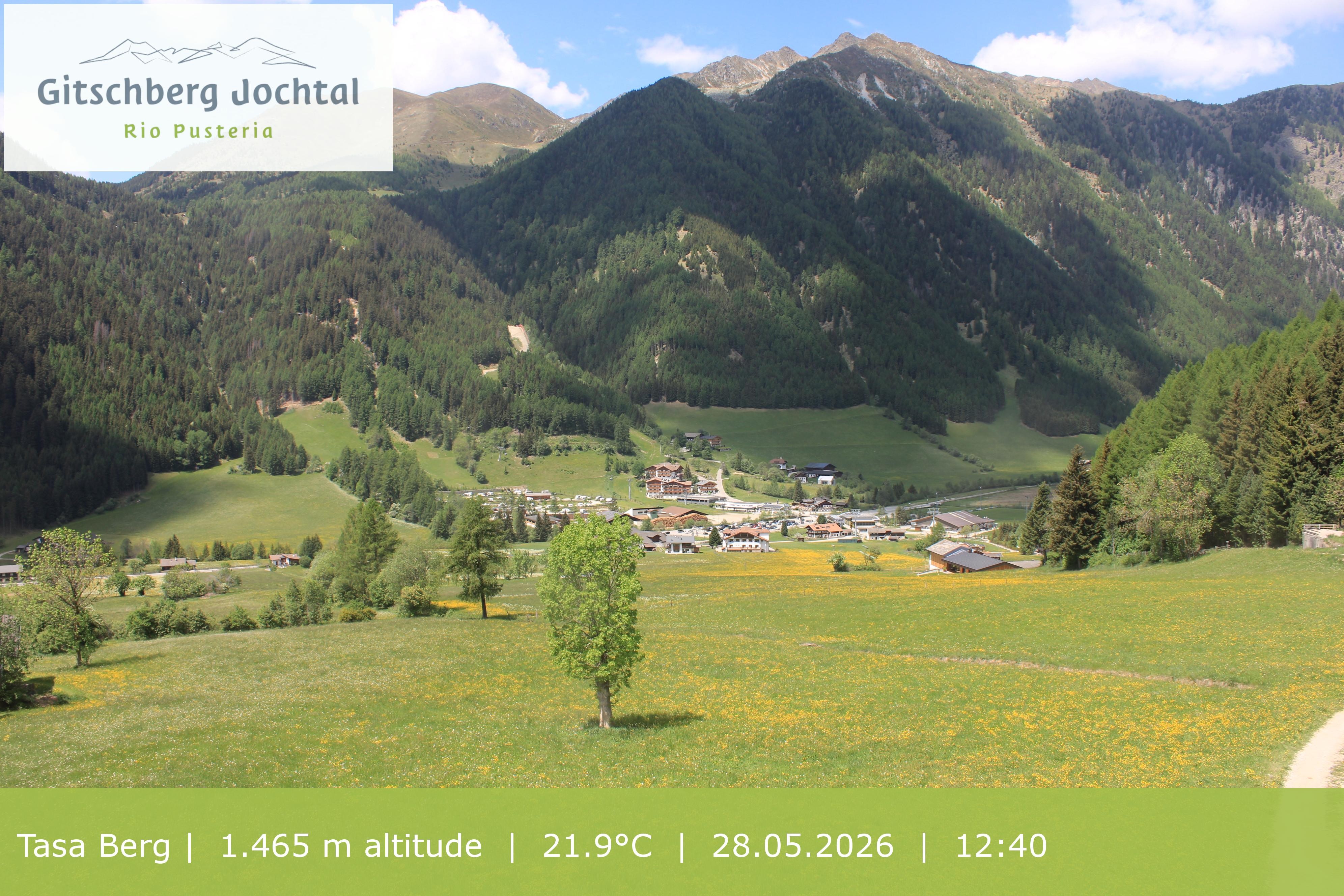 Archiv Foto Webcam: Blick auf den Gitschberg