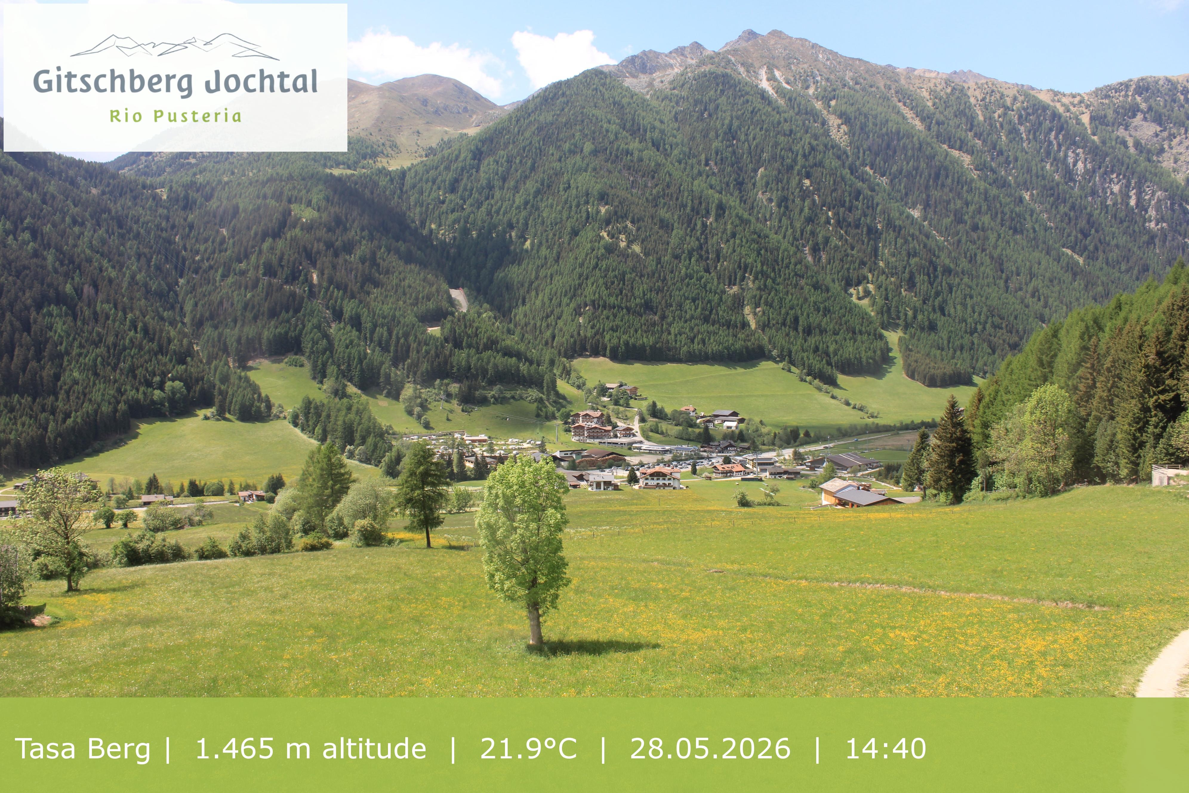 Archiv Foto Webcam: Blick auf den Gitschberg