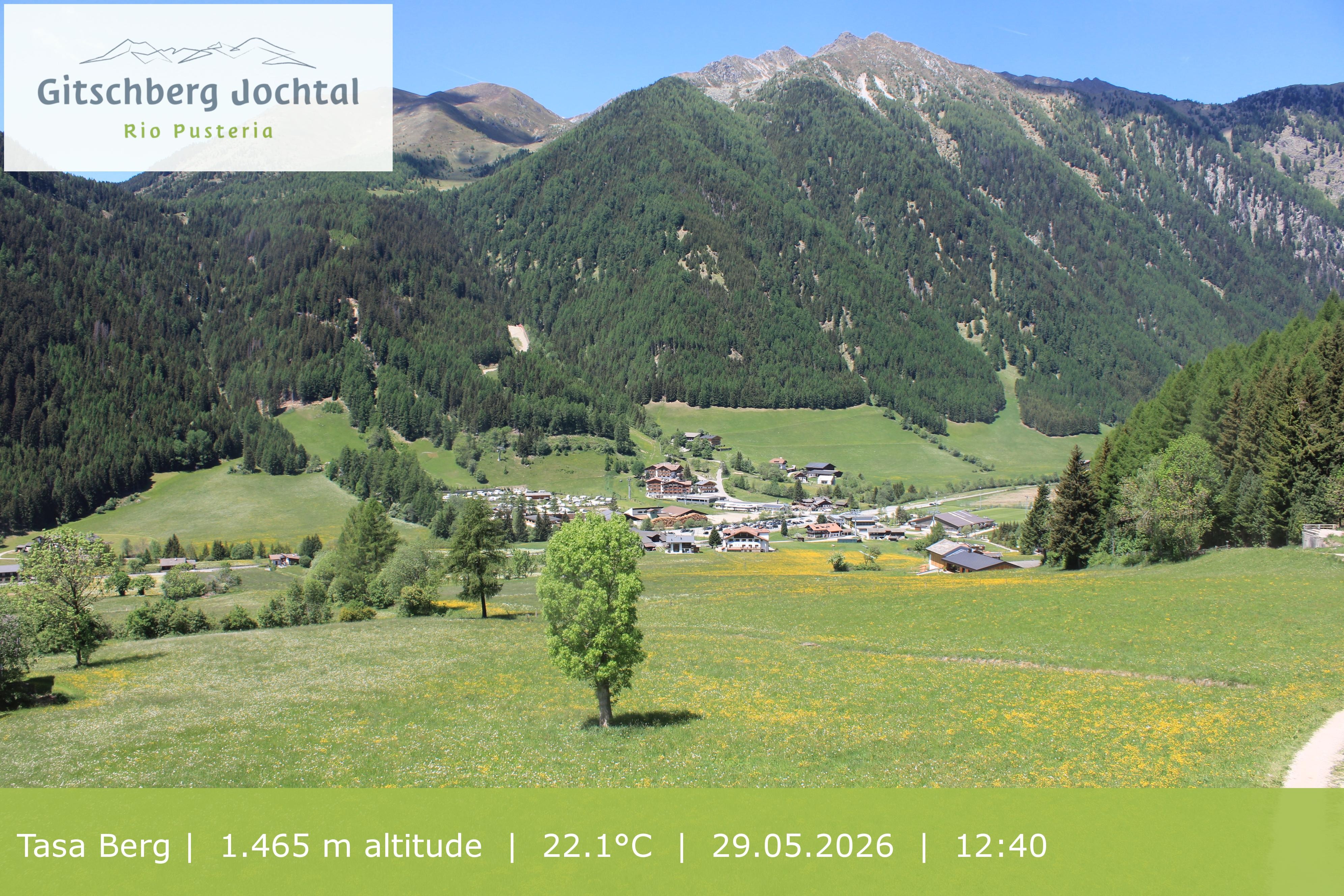 Archiv Foto Webcam: Blick auf den Gitschberg