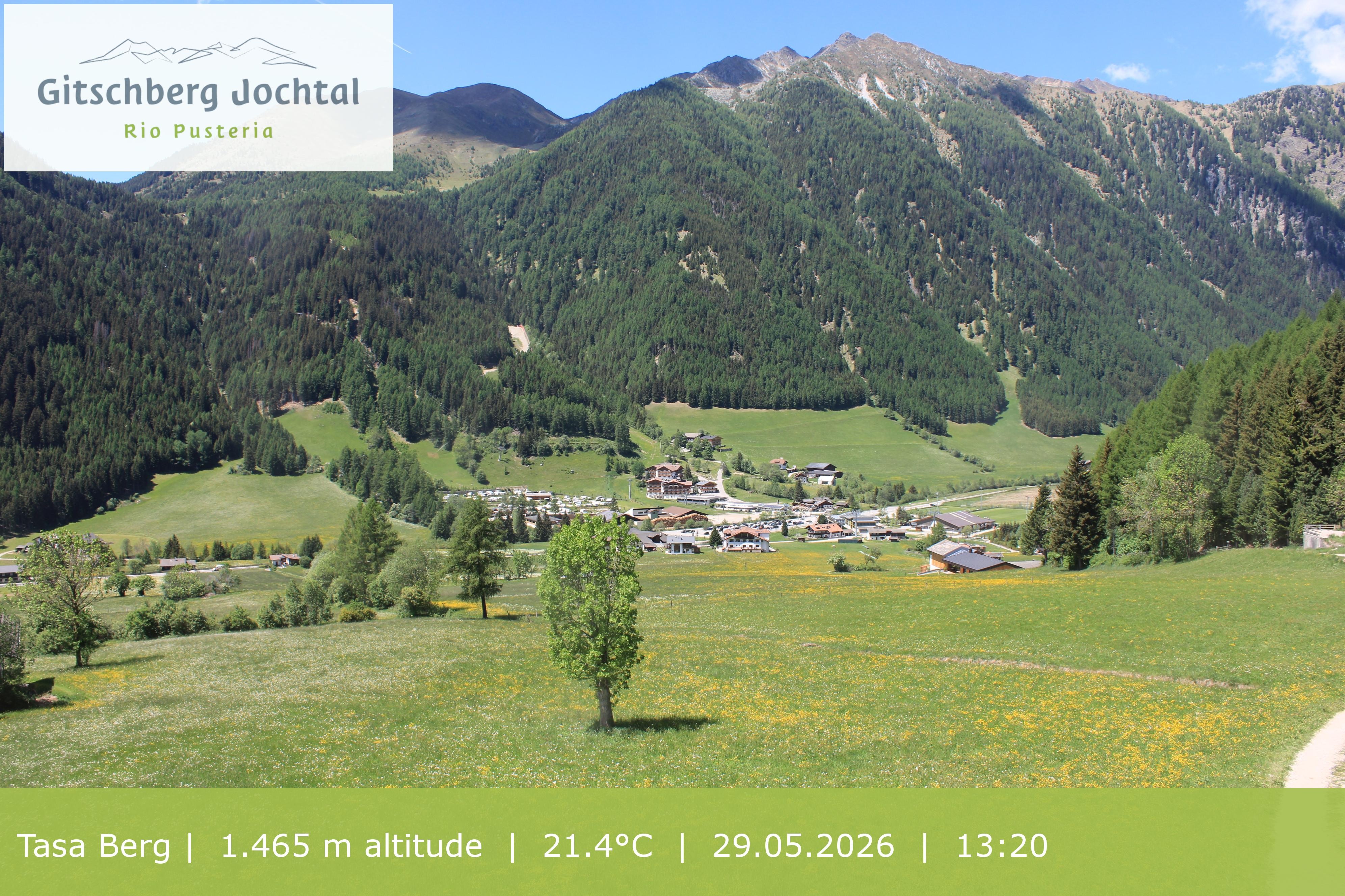 Archiv Foto Webcam: Blick auf den Gitschberg