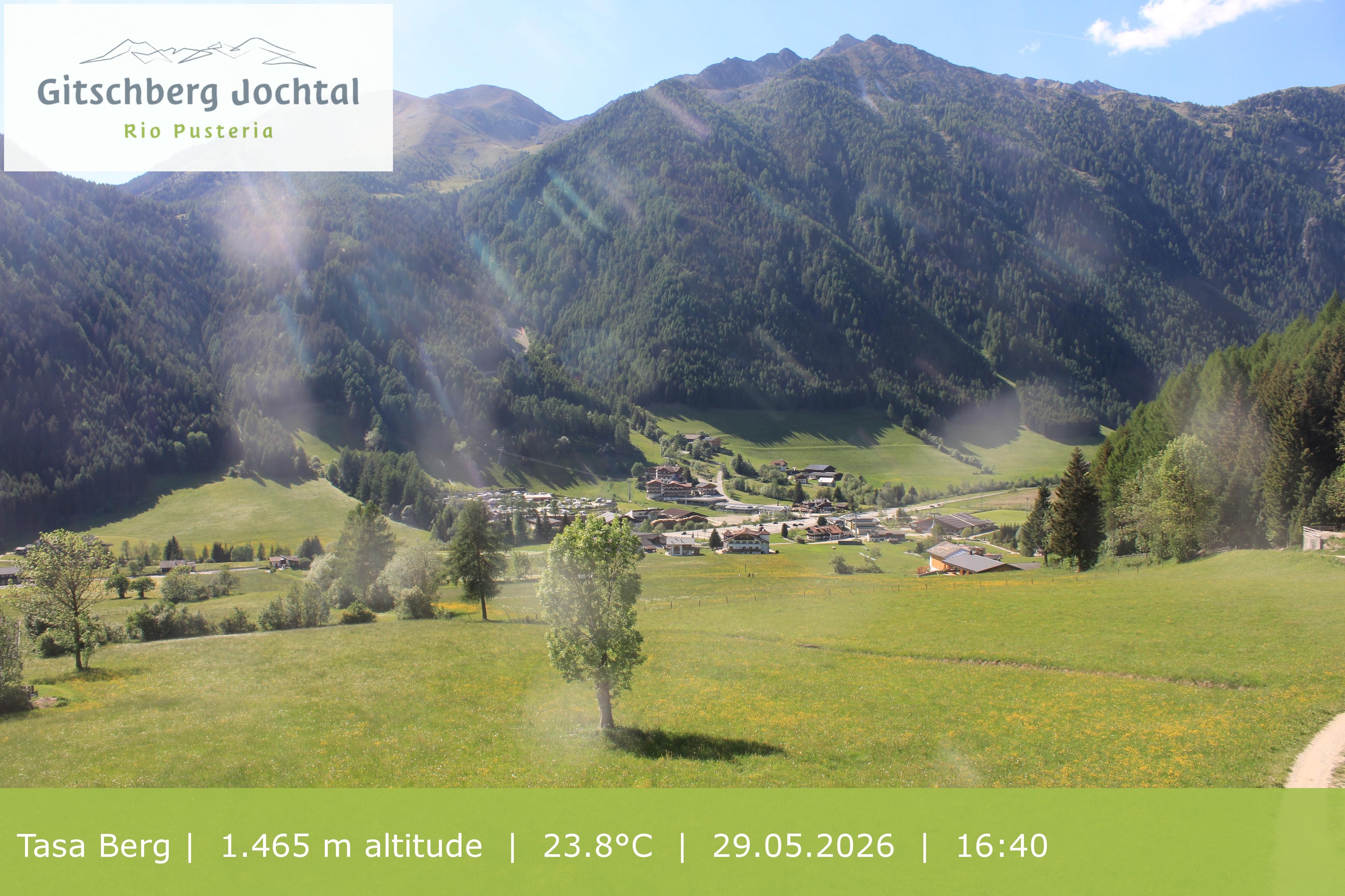 Archiv Foto Webcam: Blick auf den Gitschberg
