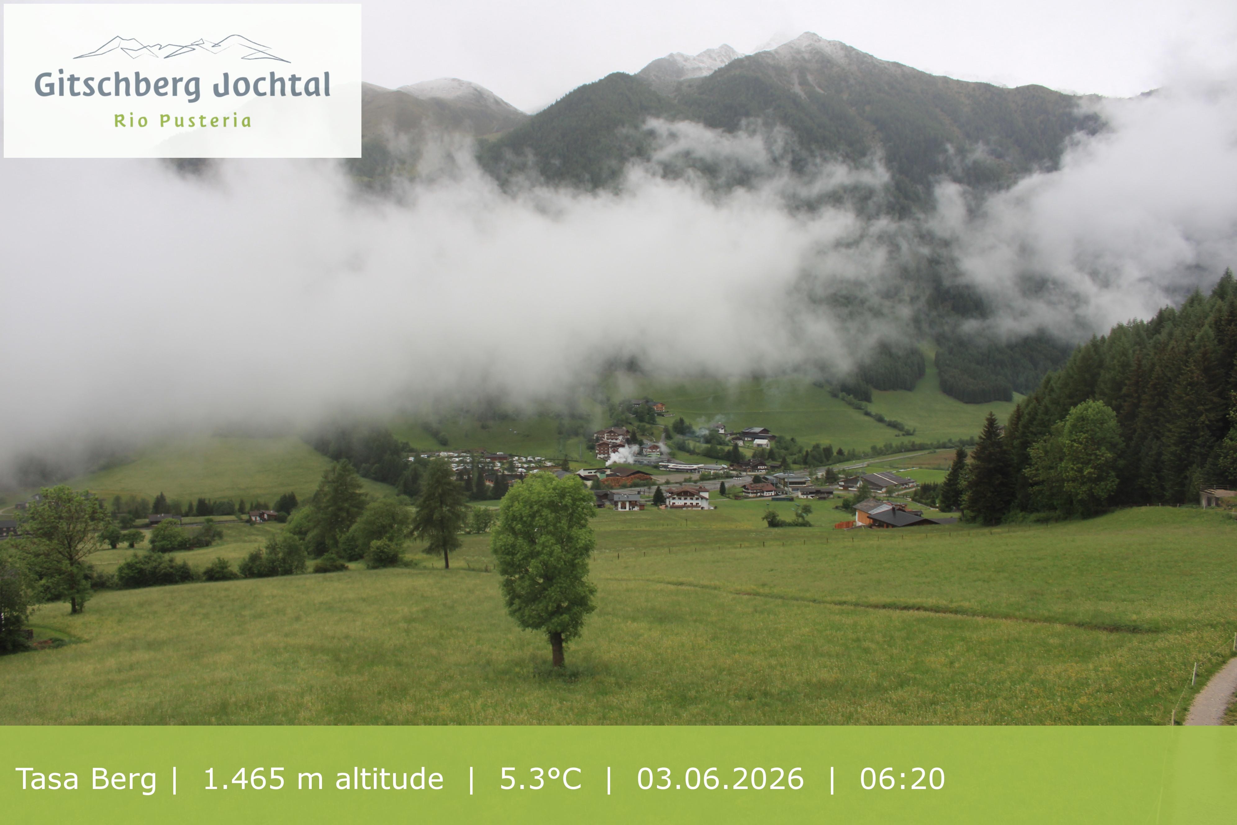 Archiv Foto Webcam: Blick auf den Gitschberg
