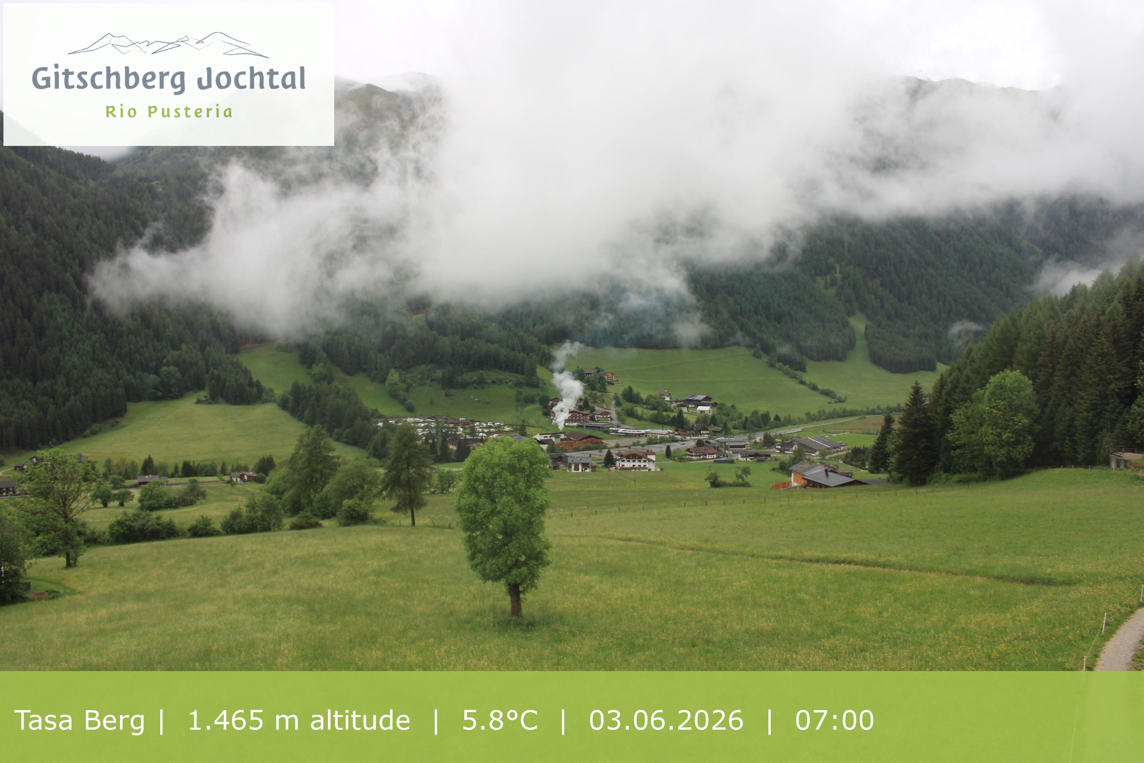 Archiv Foto Webcam: Blick auf den Gitschberg