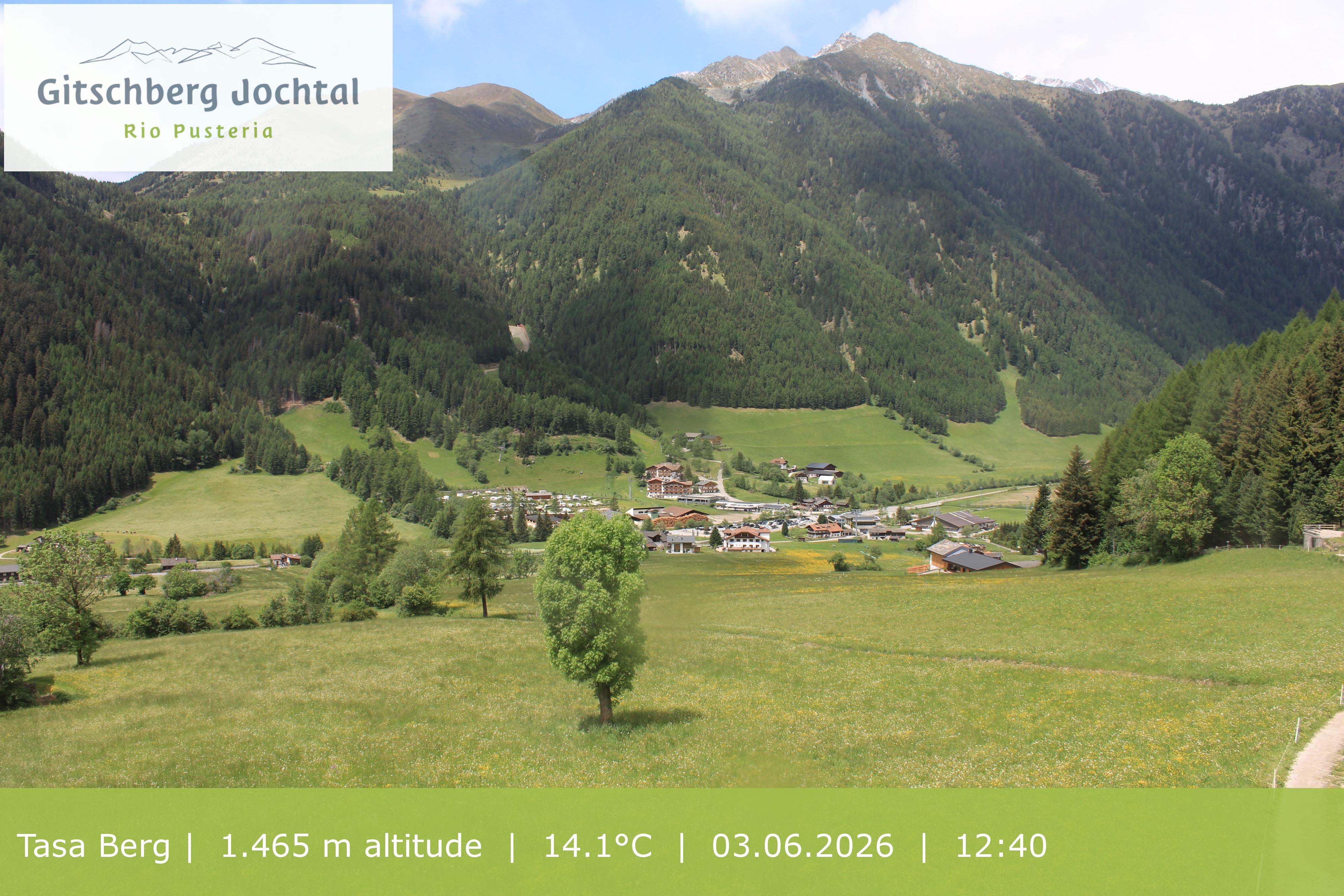 Archiv Foto Webcam: Blick auf den Gitschberg