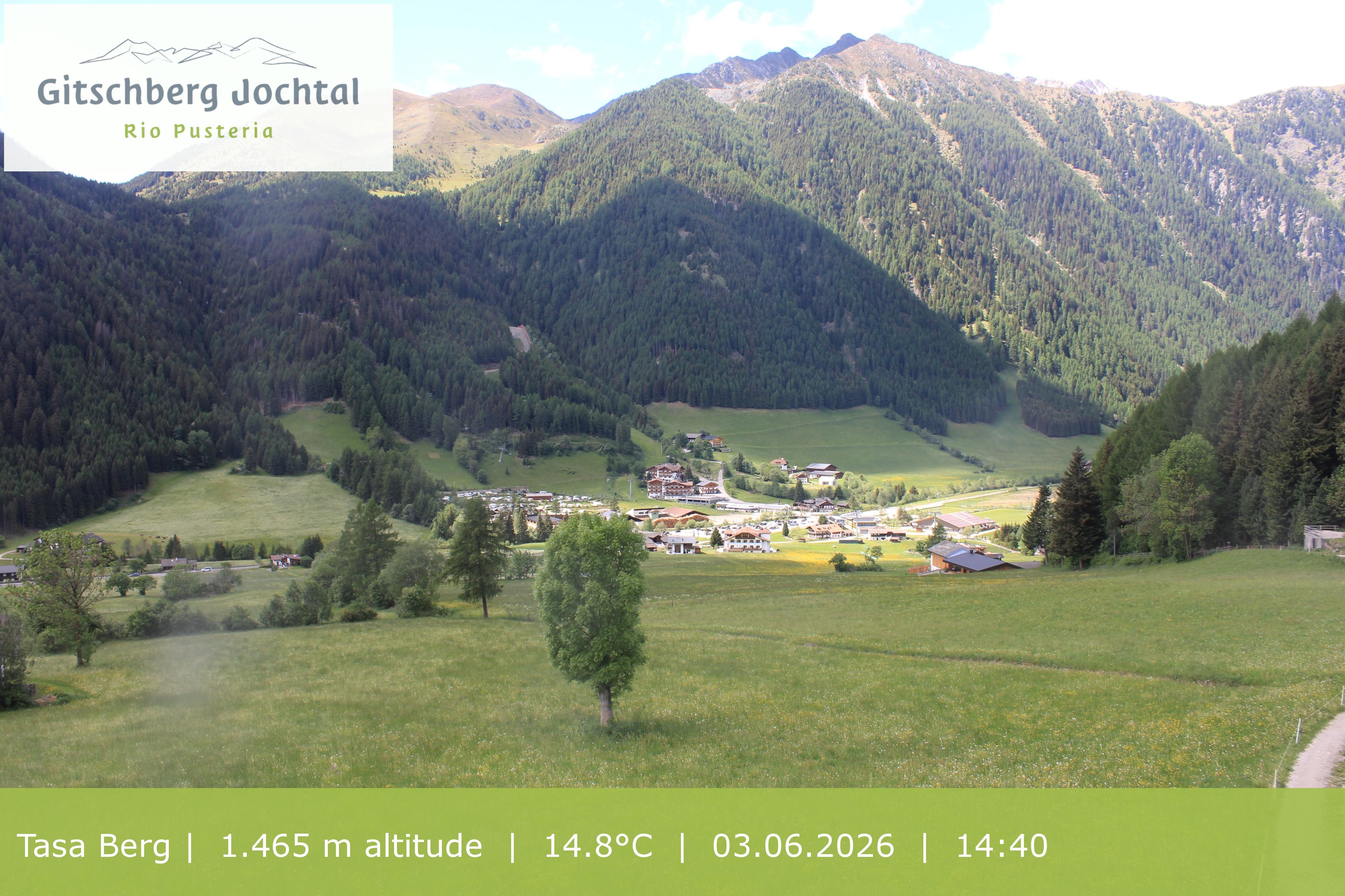 Archiv Foto Webcam: Blick auf den Gitschberg
